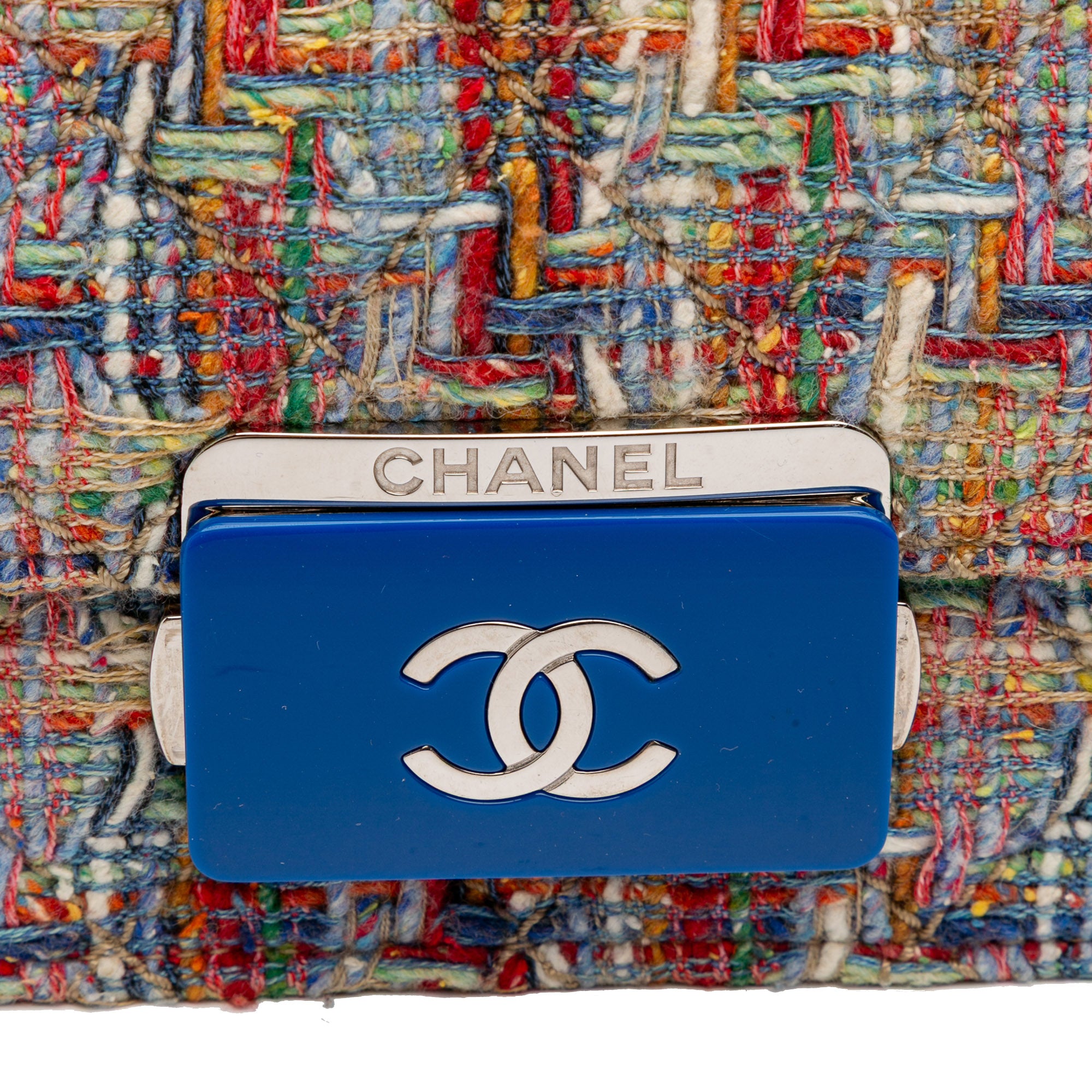 Chanel Mini Quilted Tweed Beauty Lock Flap - image 7