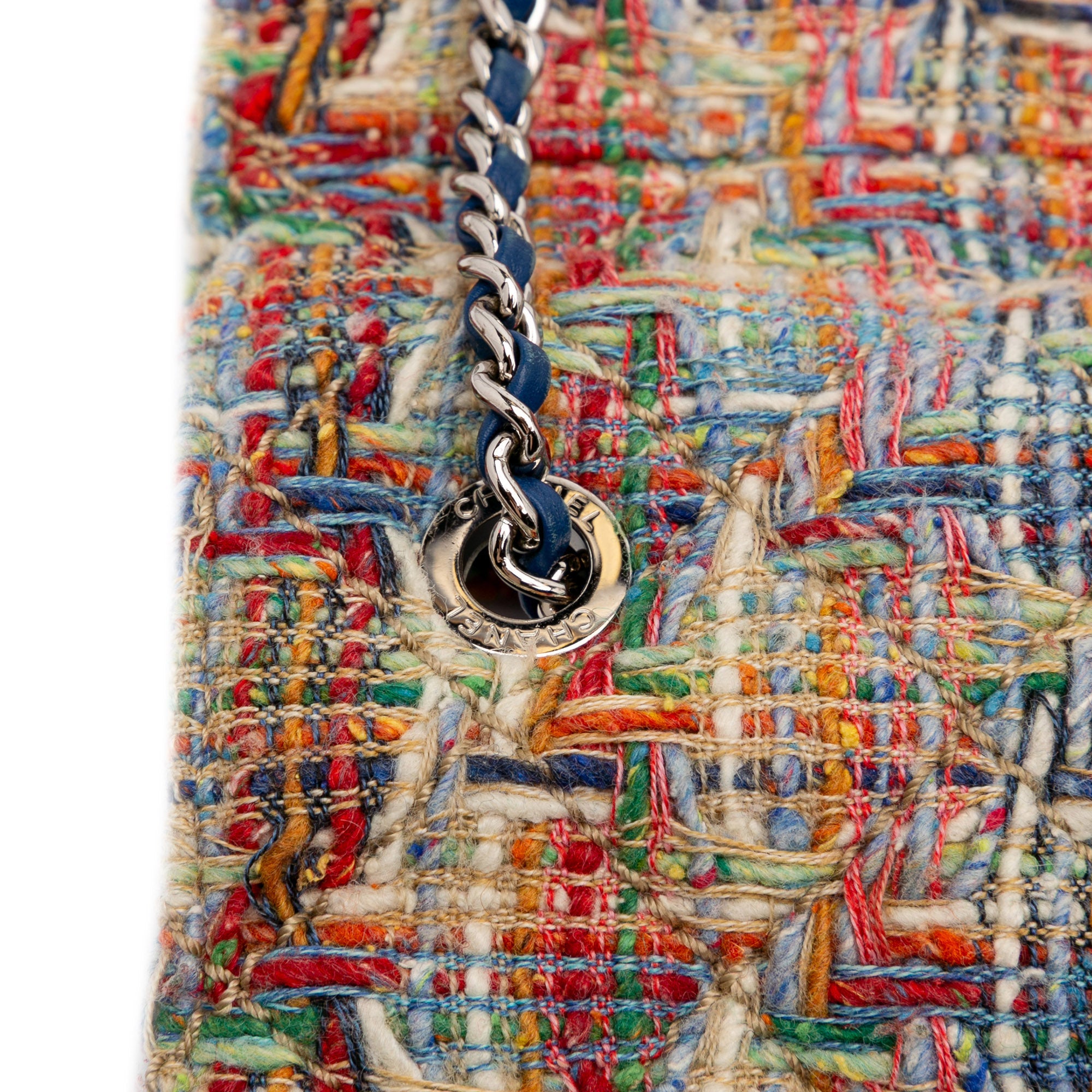 Chanel Mini Quilted Tweed Beauty Lock Flap - image 8