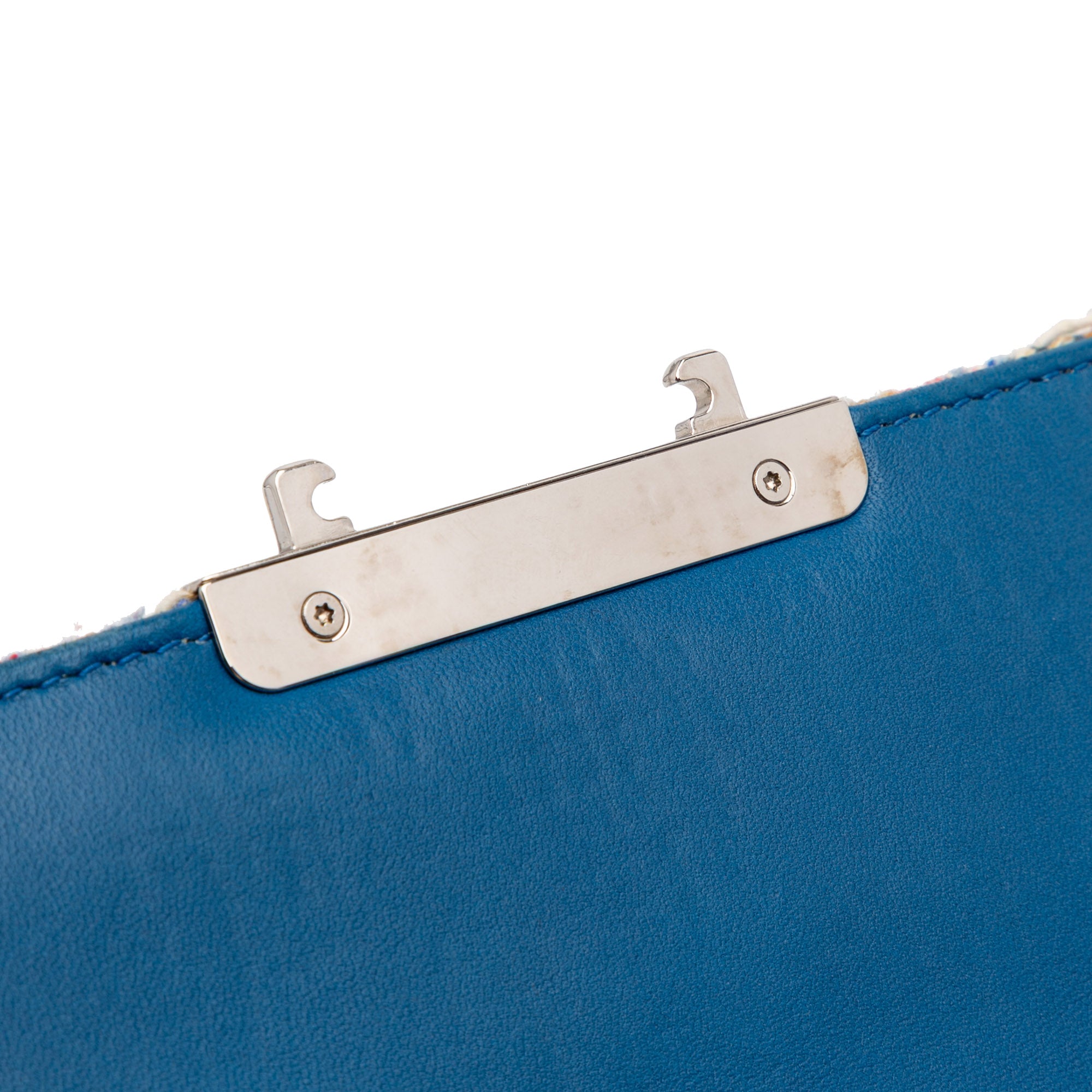 Chanel Mini Quilted Tweed Beauty Lock Flap - image 9