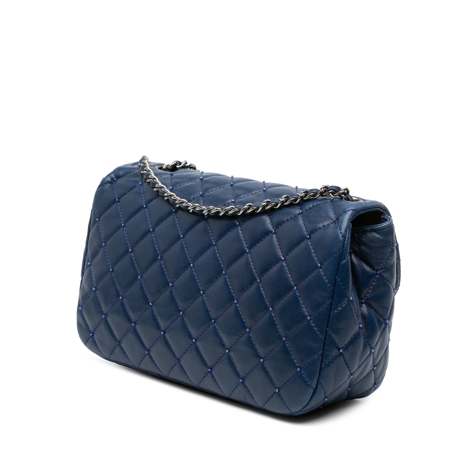 Chanel Small Quilted Lambskin Beaded Single Flap - image 2