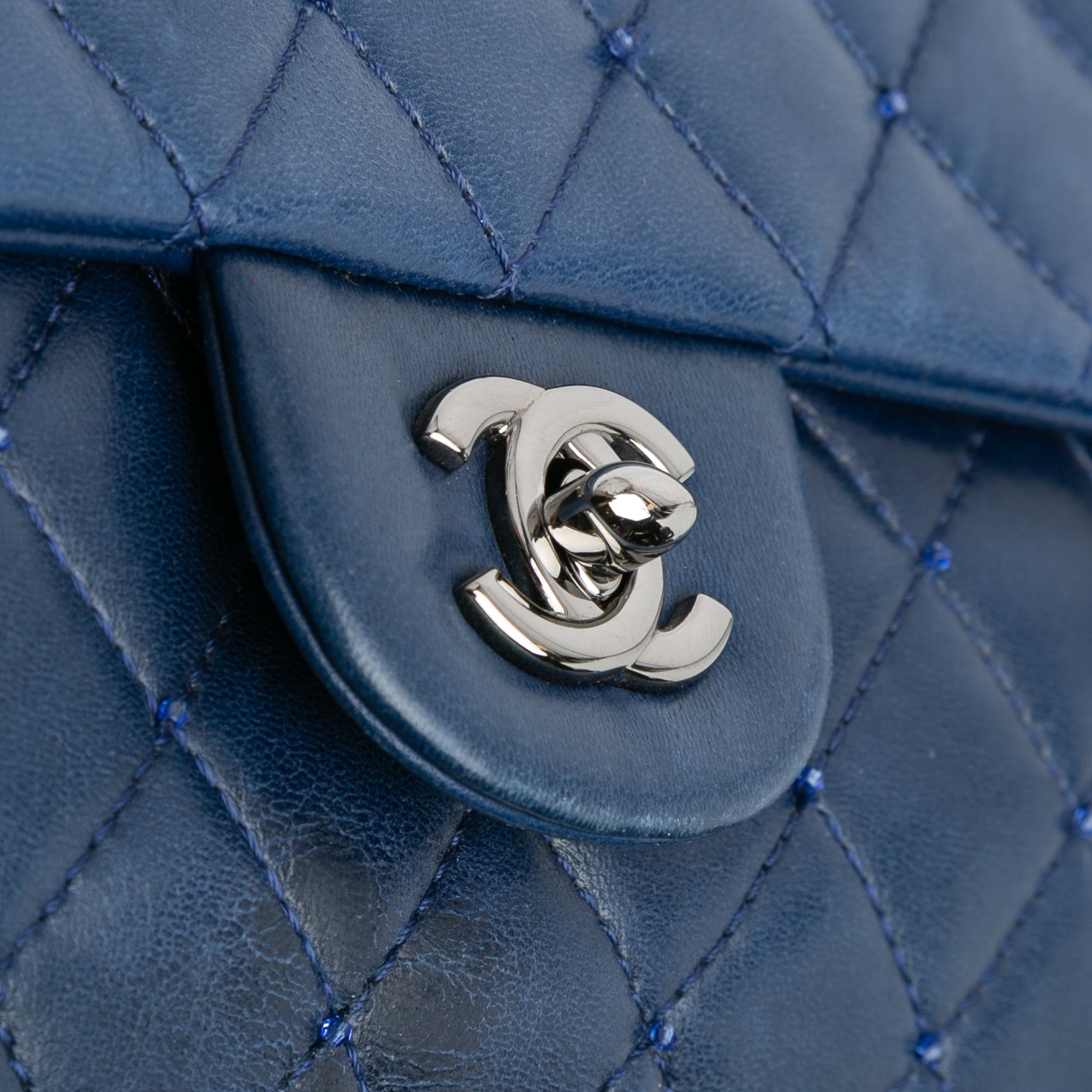 Chanel Small Quilted Lambskin Beaded Single Flap - image 7