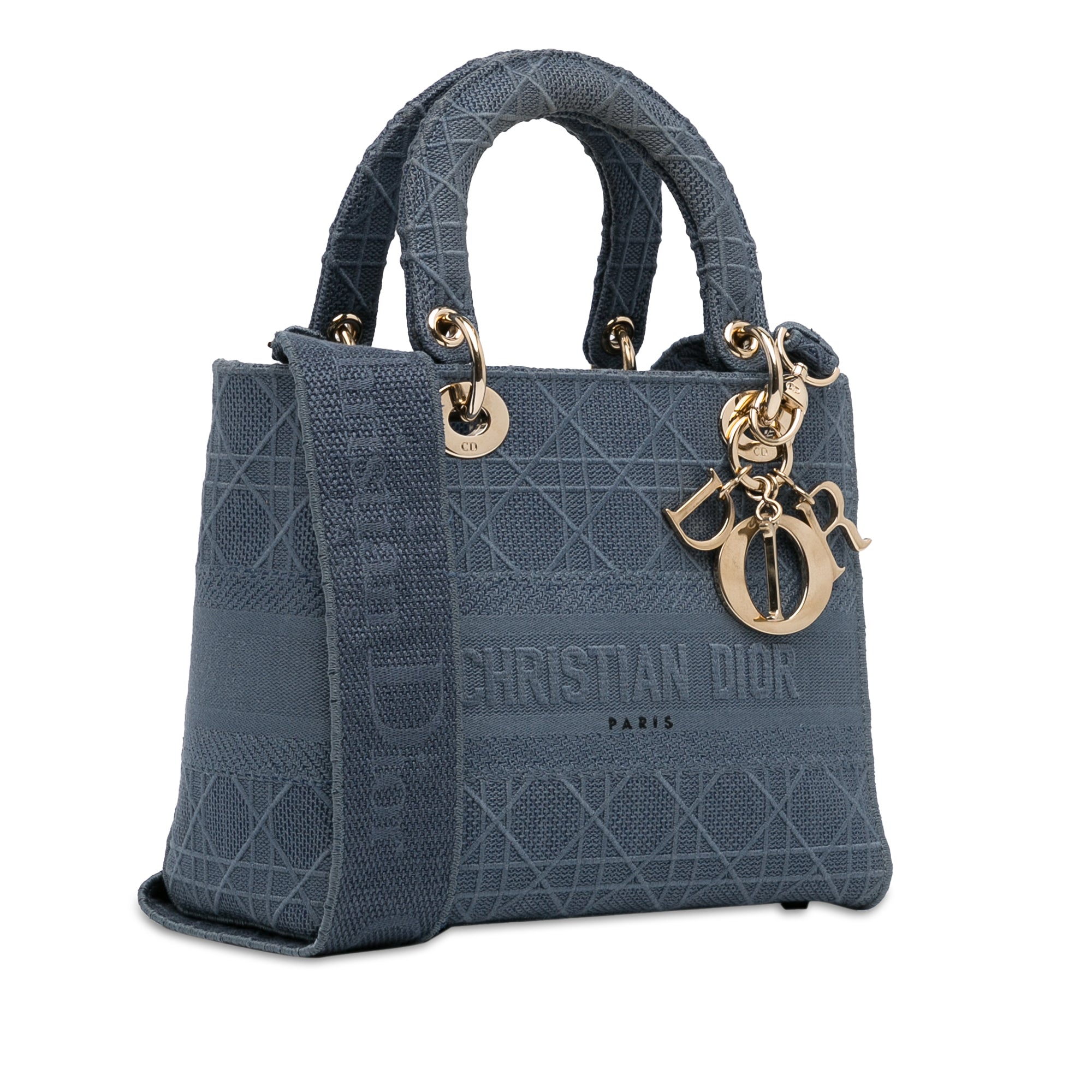 Dior Medium Canvas Cannage Lady D Lite - image 2