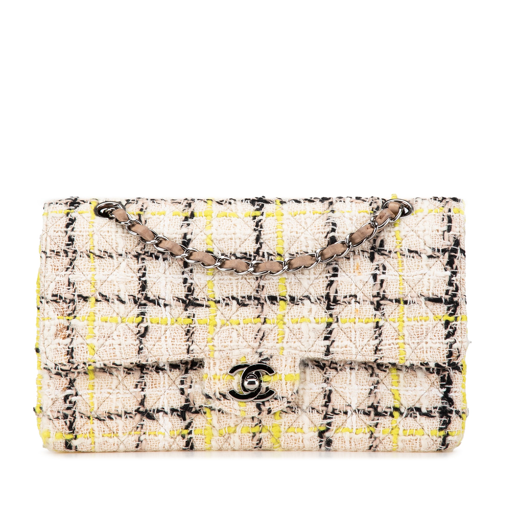 Chanel Medium Classic Tweed Double Flap - image 1