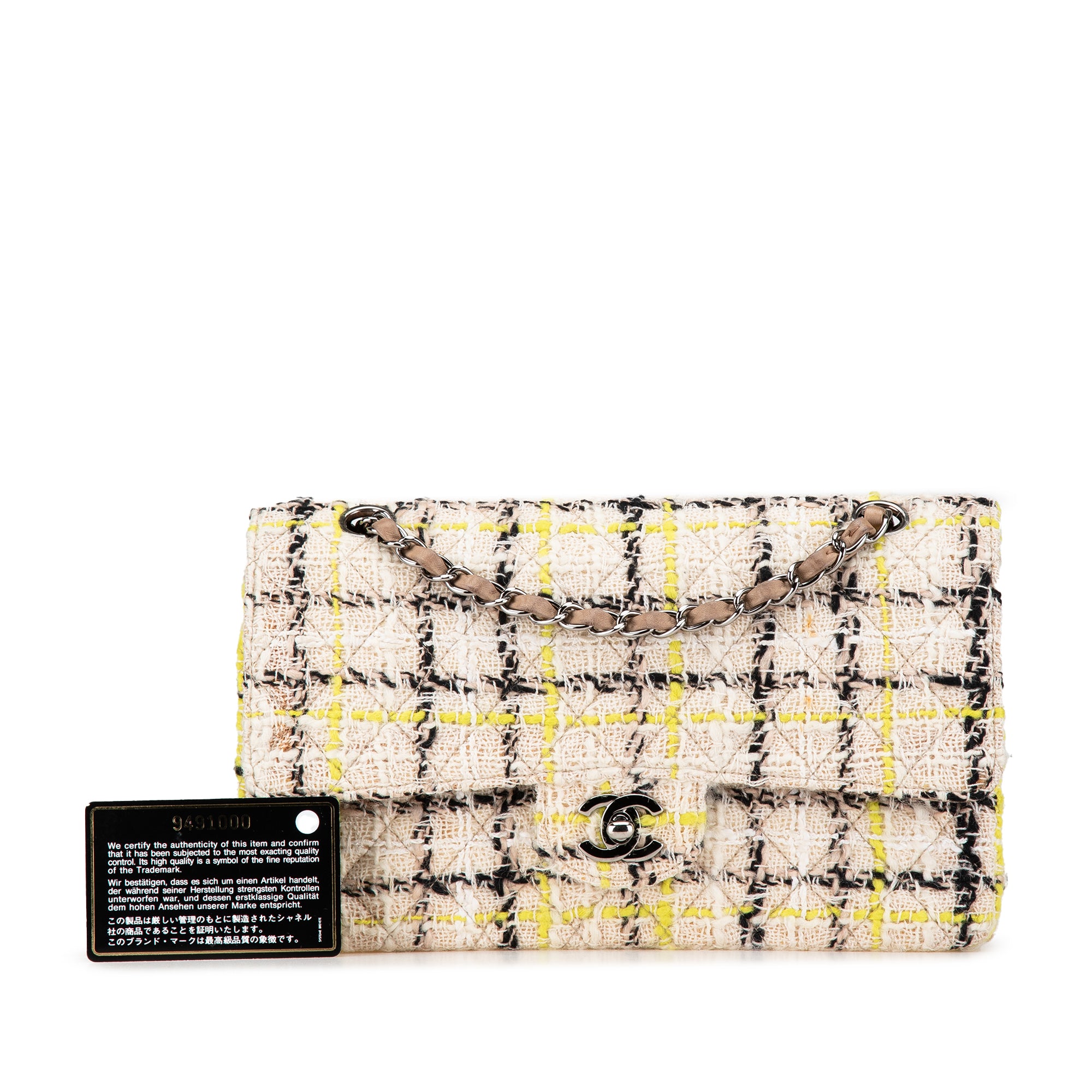 Chanel Medium Classic Tweed Double Flap - image 17