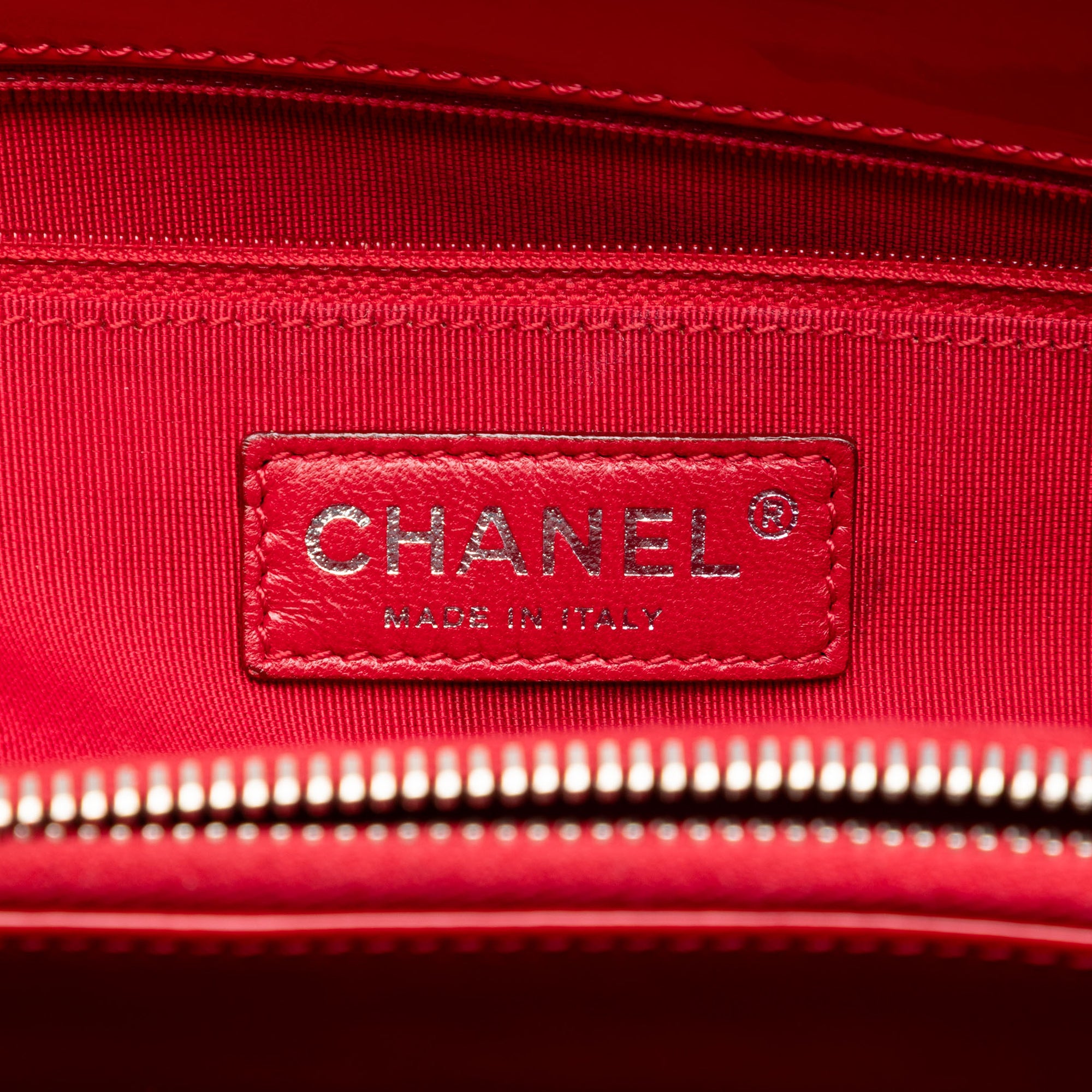 Chanel Patent Grand Shopping Tote - image 5