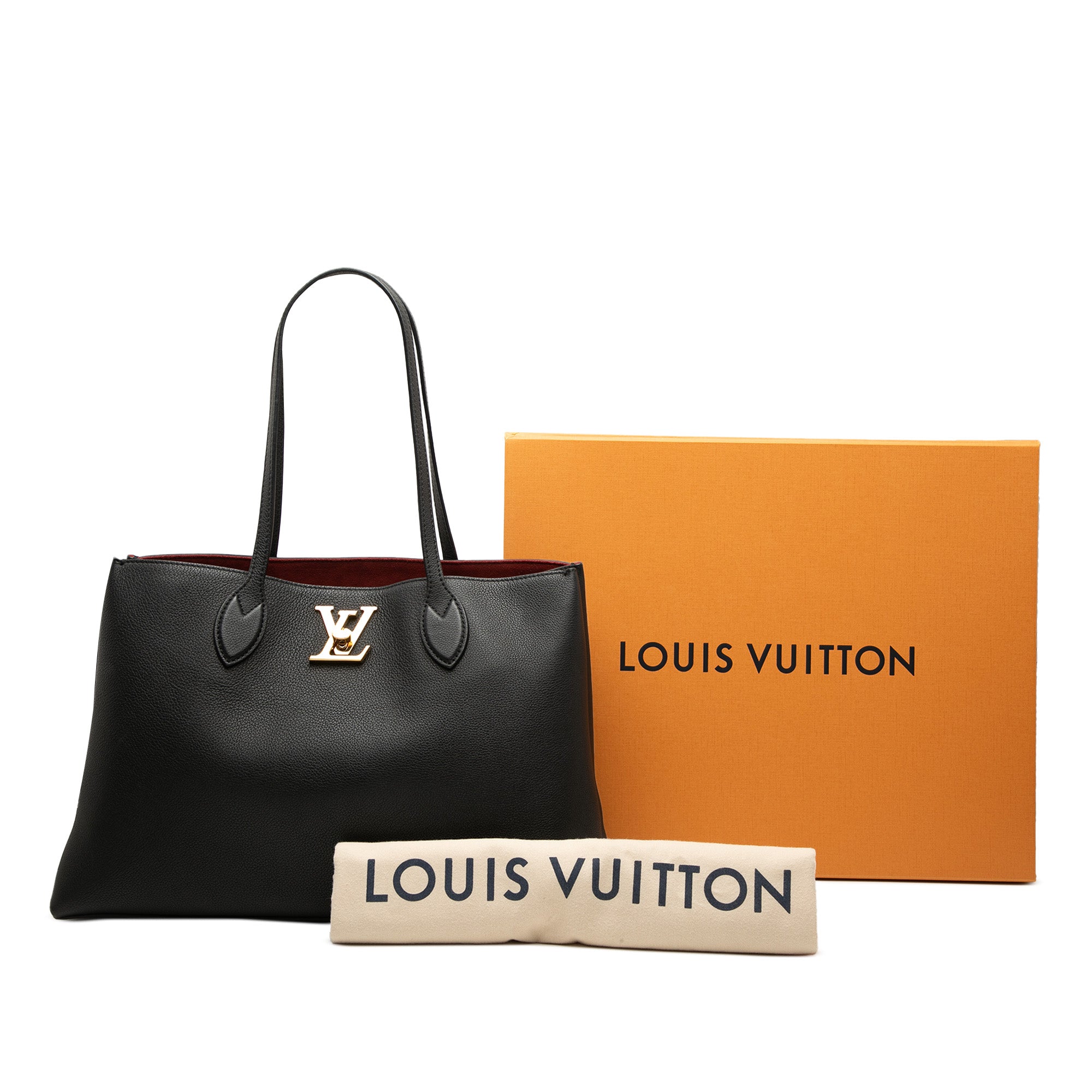 Louis Vuitton Leather Lockme Shopper Tote - image 7