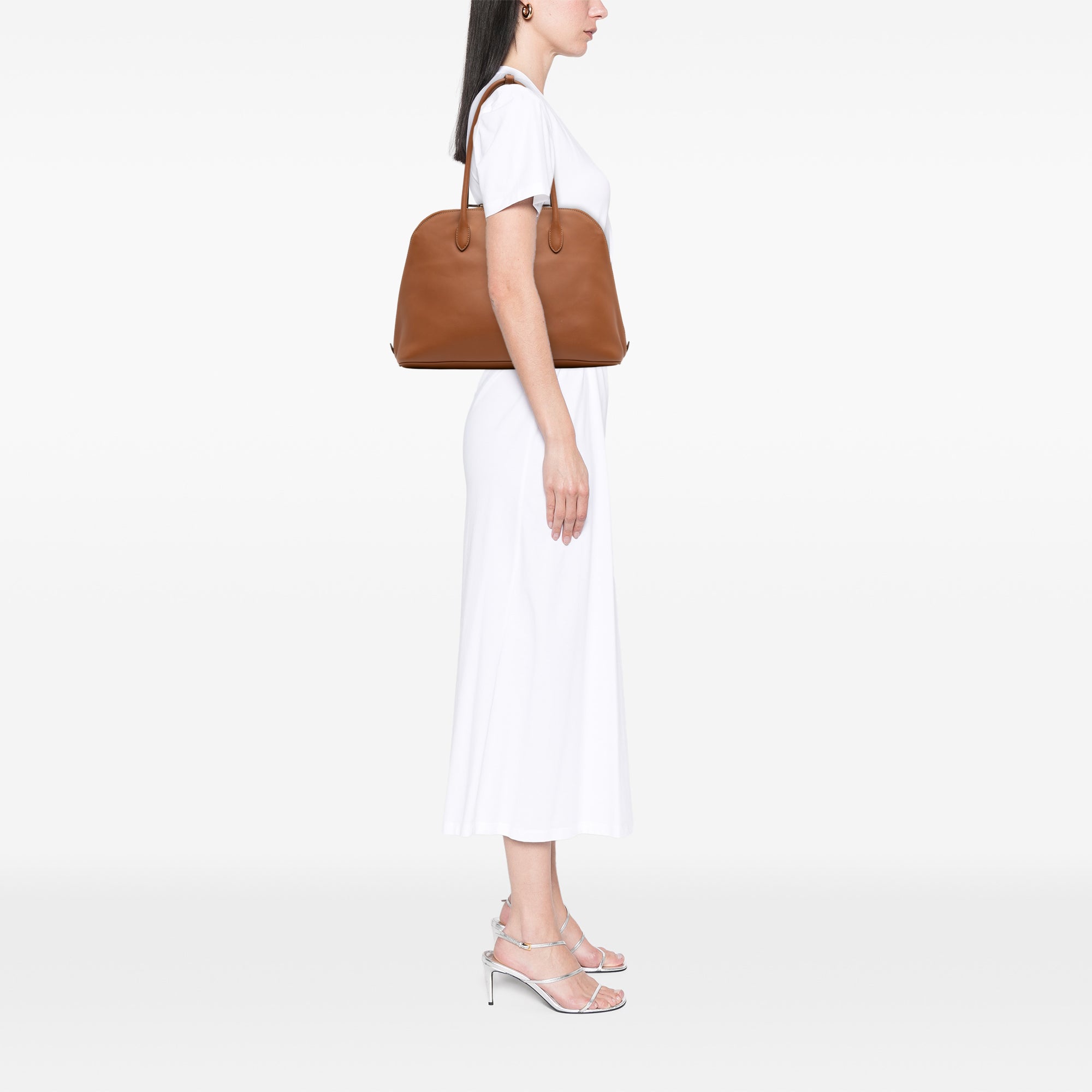 Miu Miu Softy Calfskin Embossed Logo Shoulder Bag - image 6