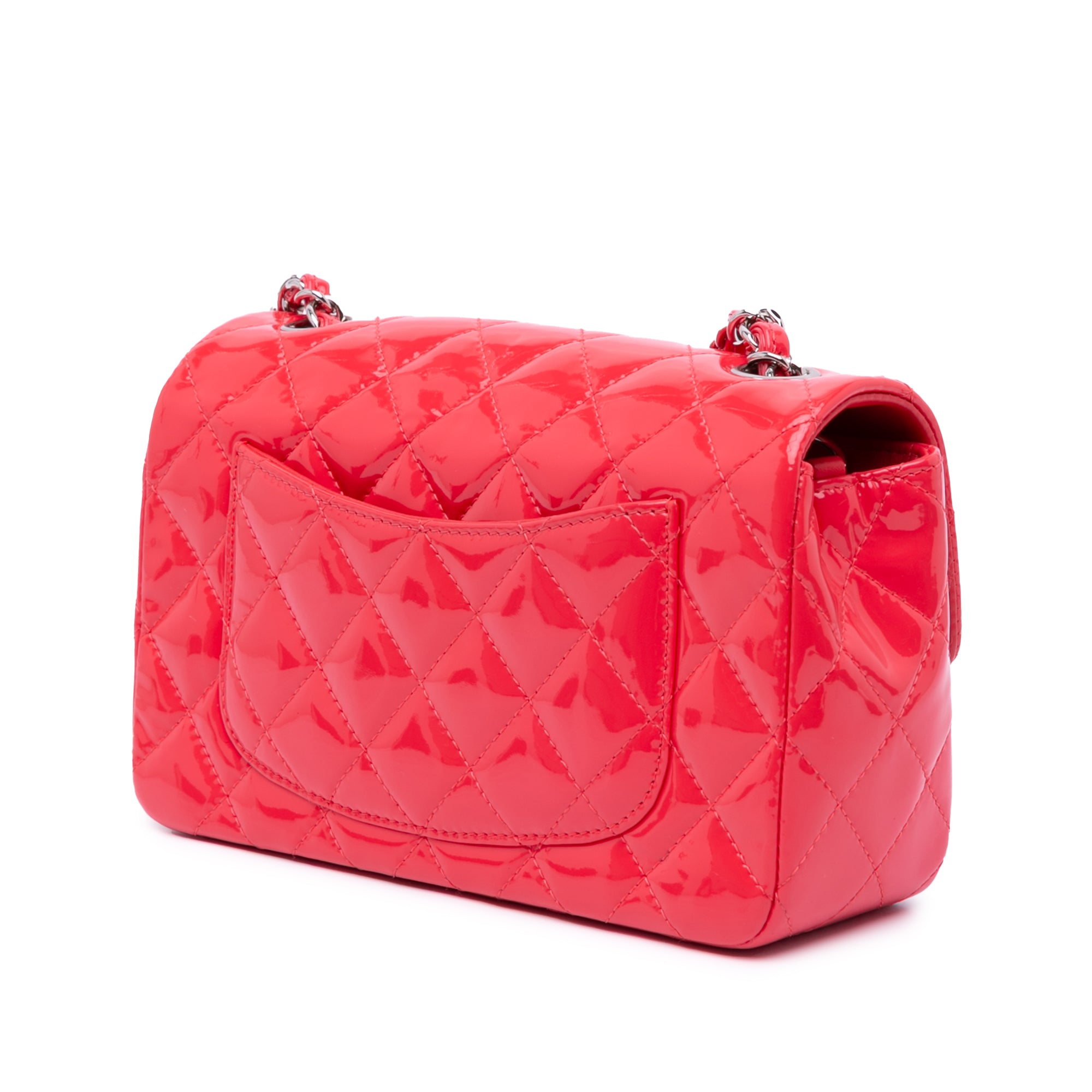 Chanel Mini Rectangular Classic Patent Single Flap - image 2