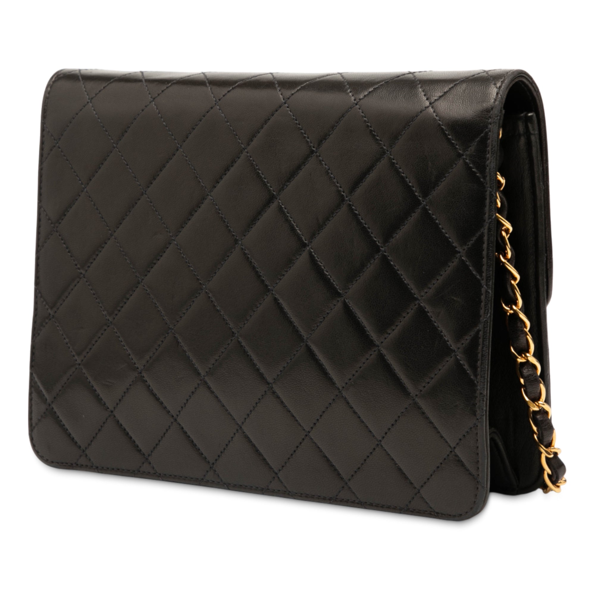 Chanel Small CC Quilted Lambskin Single Flap - image 2