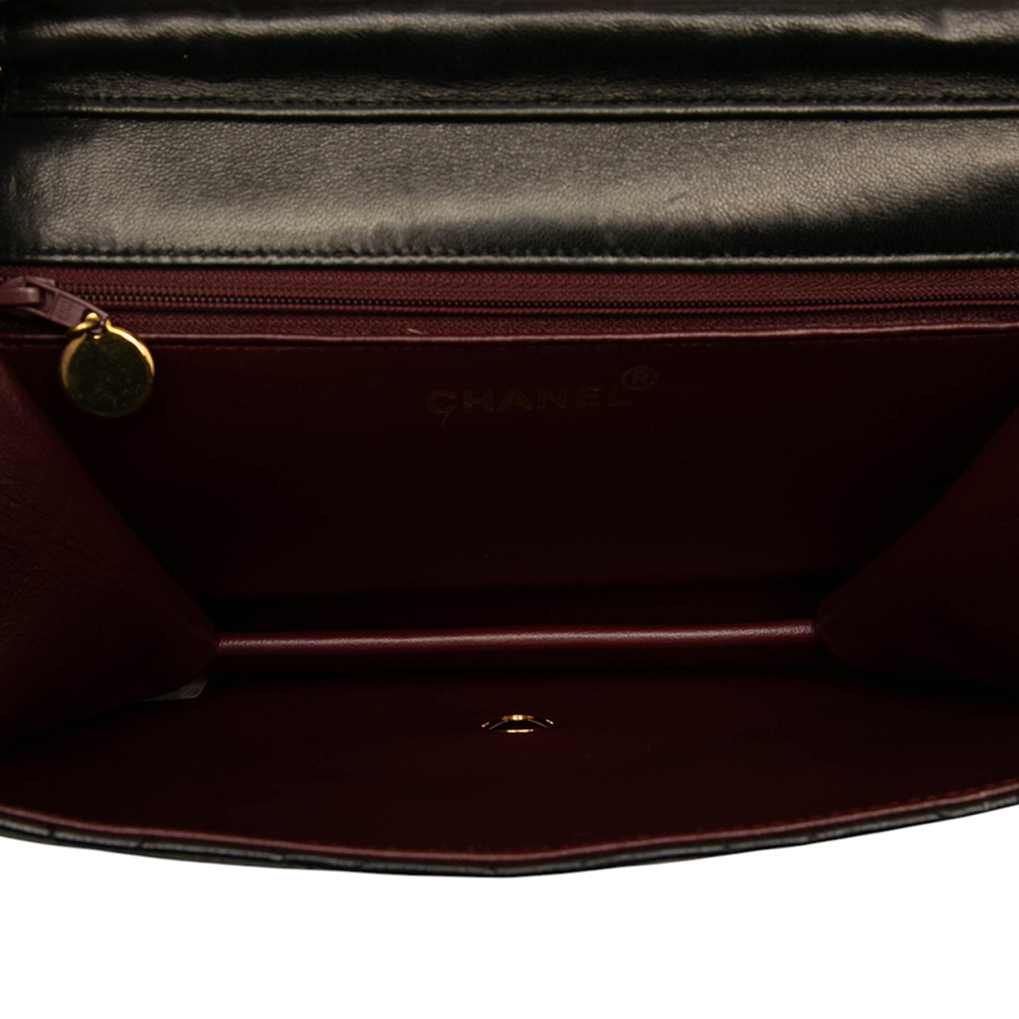 Chanel Small CC Quilted Lambskin Single Flap - image 4