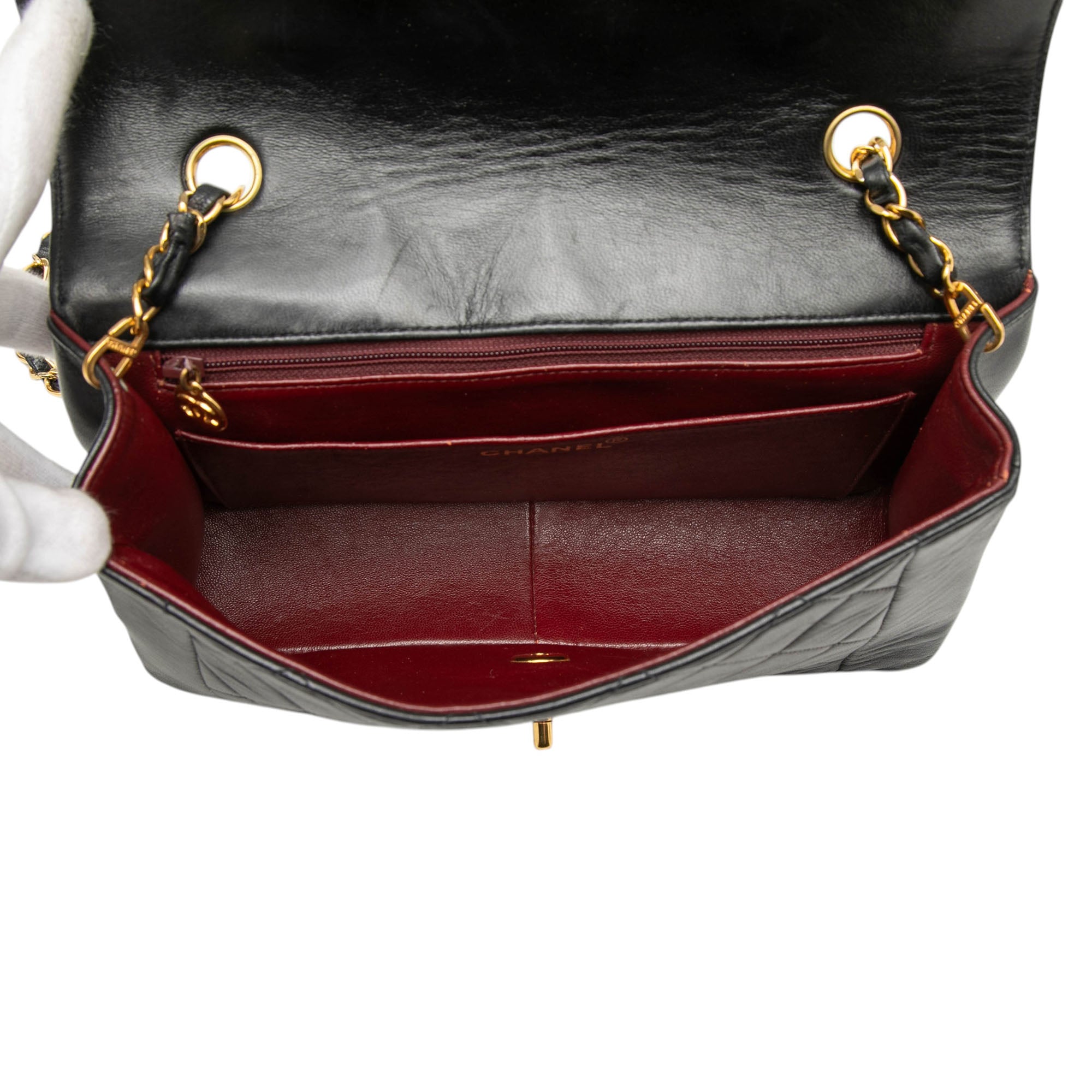 Chanel Medium Lambskin Diana Flap - image 4