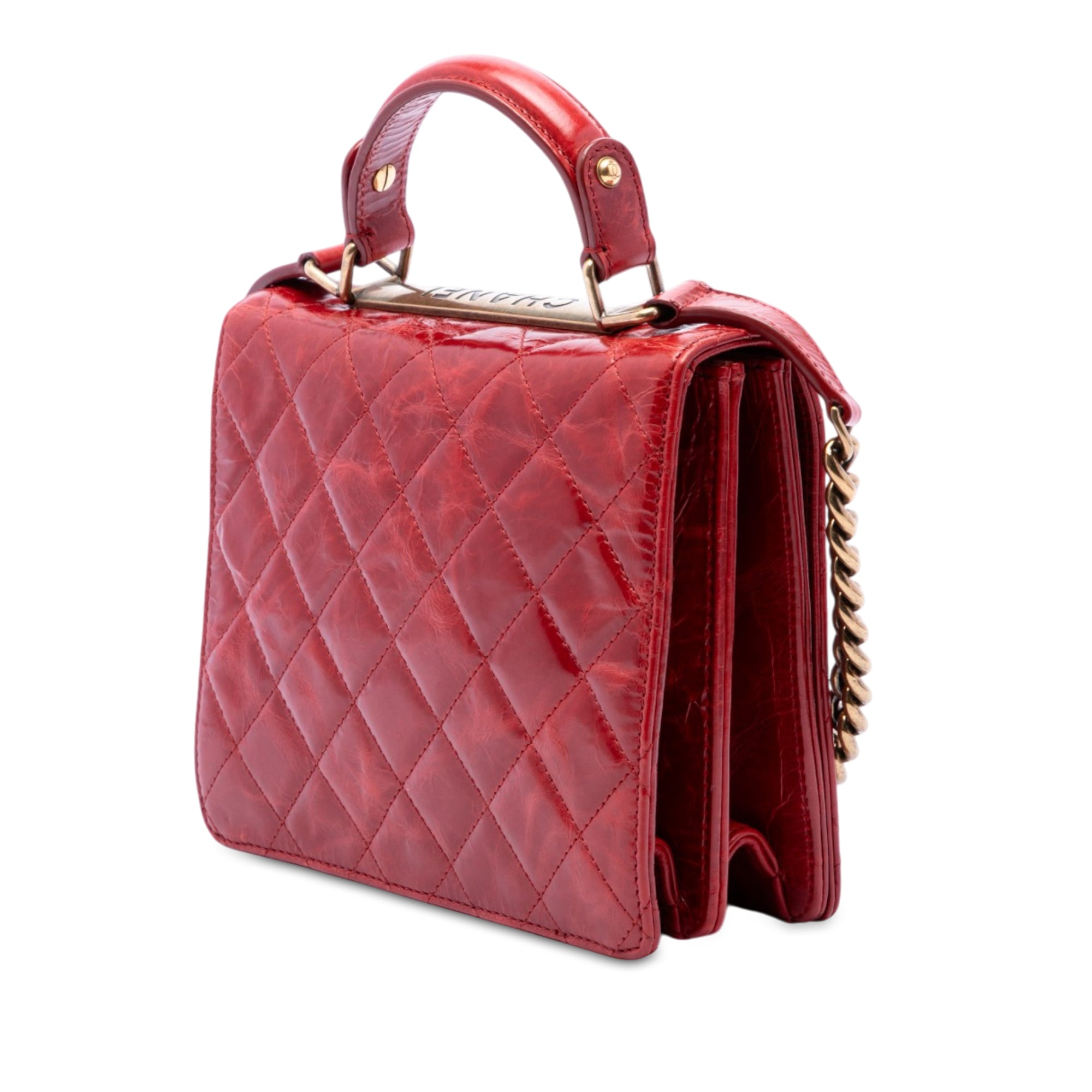 Chanel Large Quilted Glazed Calfskin Reissue 2.55 Rita Top Handle Flap - image 2