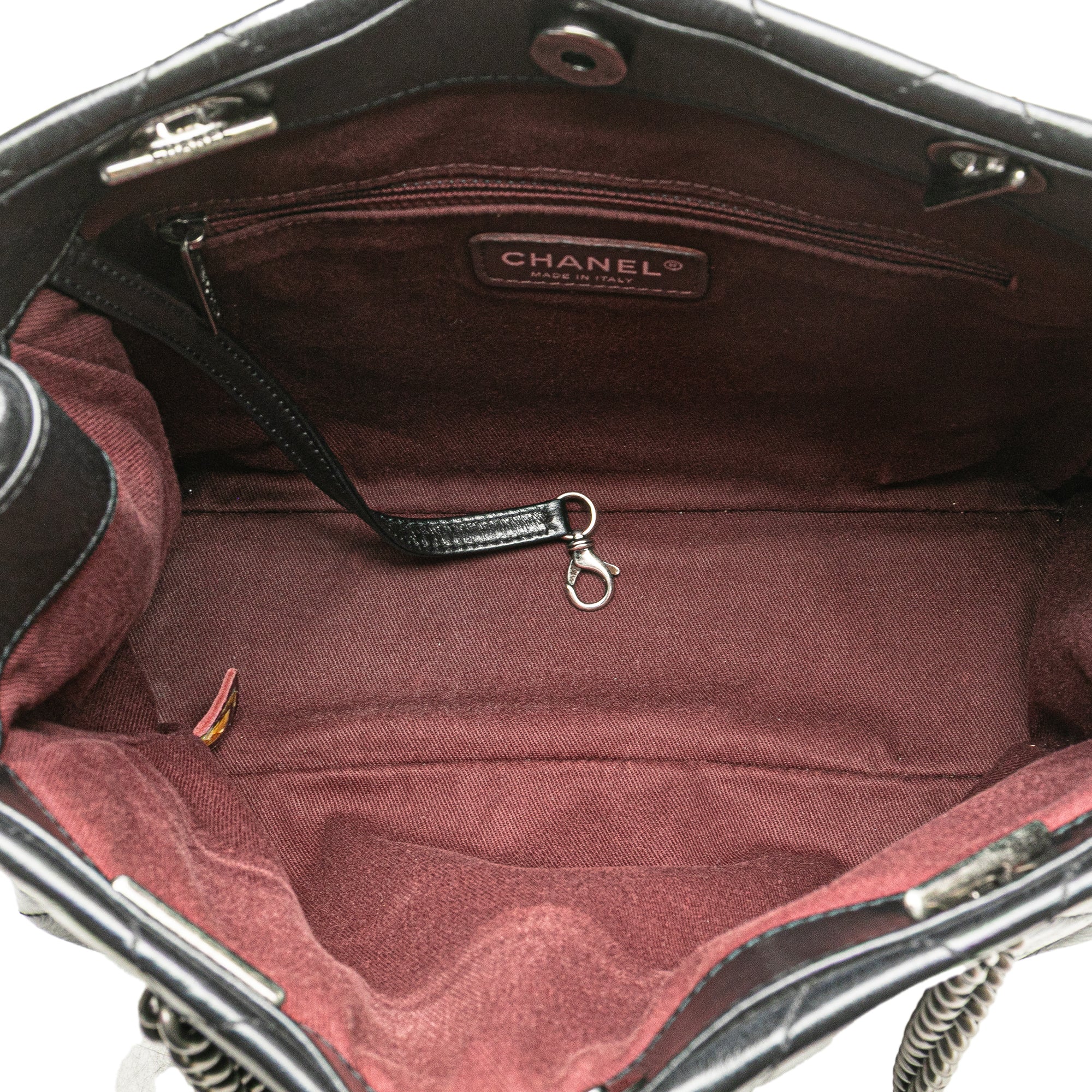 Chanel Small Quilted Glazed Calfskin Duo Color Tote - image 4