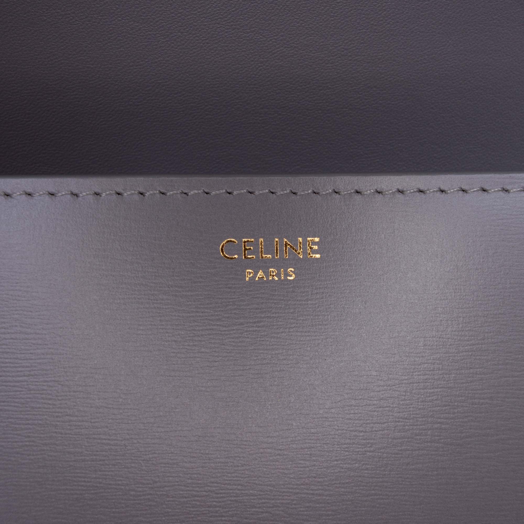 Celine Teen Shiny Calfskin Triomphe Crossbody - image 5