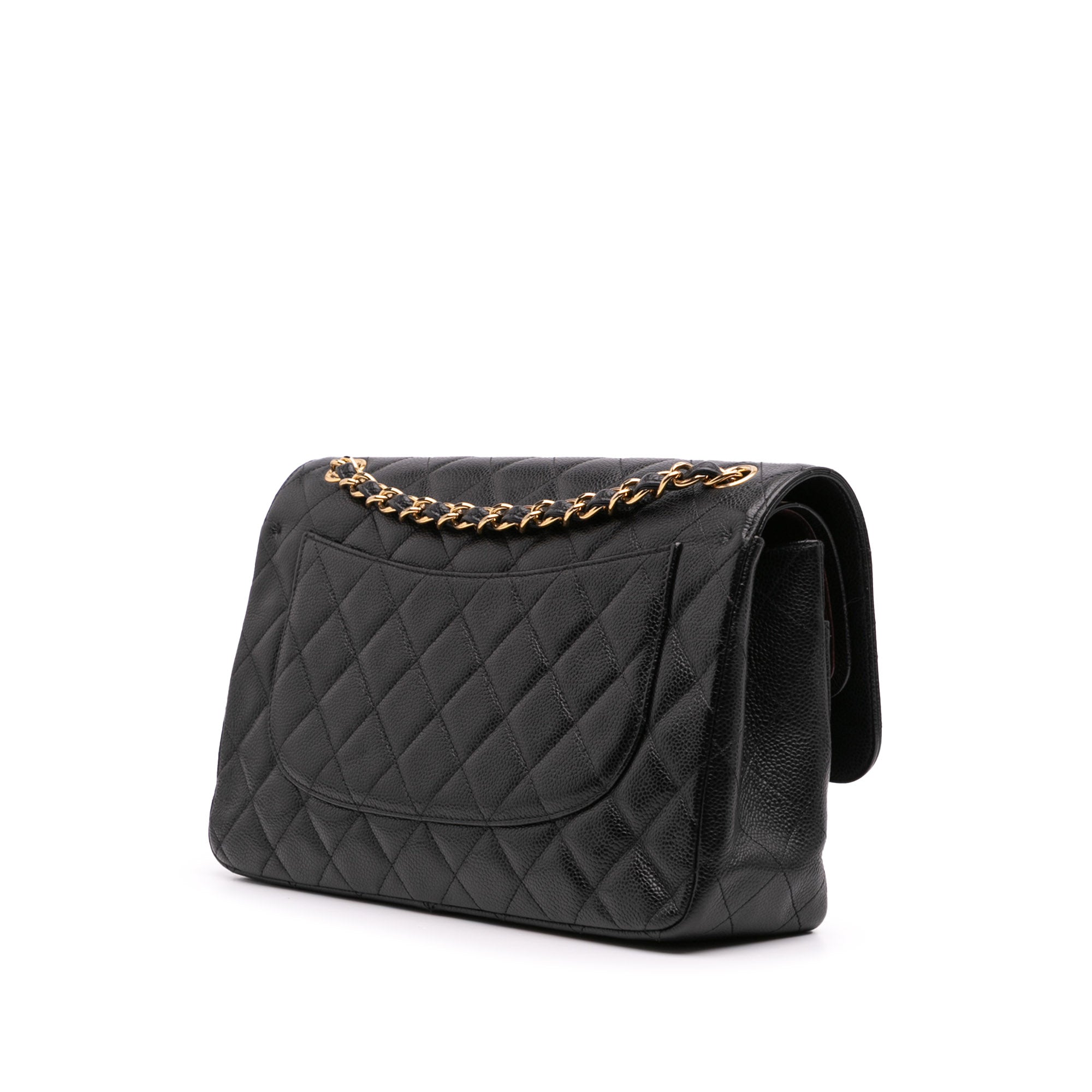 Chanel Jumbo Classic Caviar Double Flap - image 2
