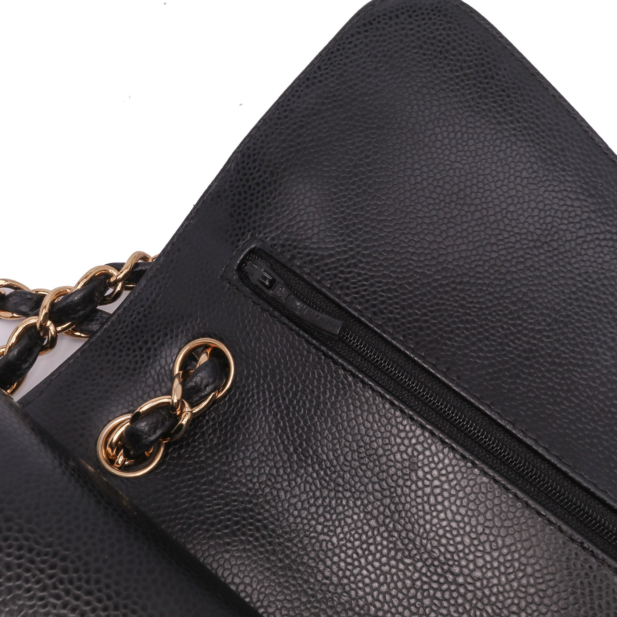 Chanel Jumbo Classic Caviar Double Flap - image 8