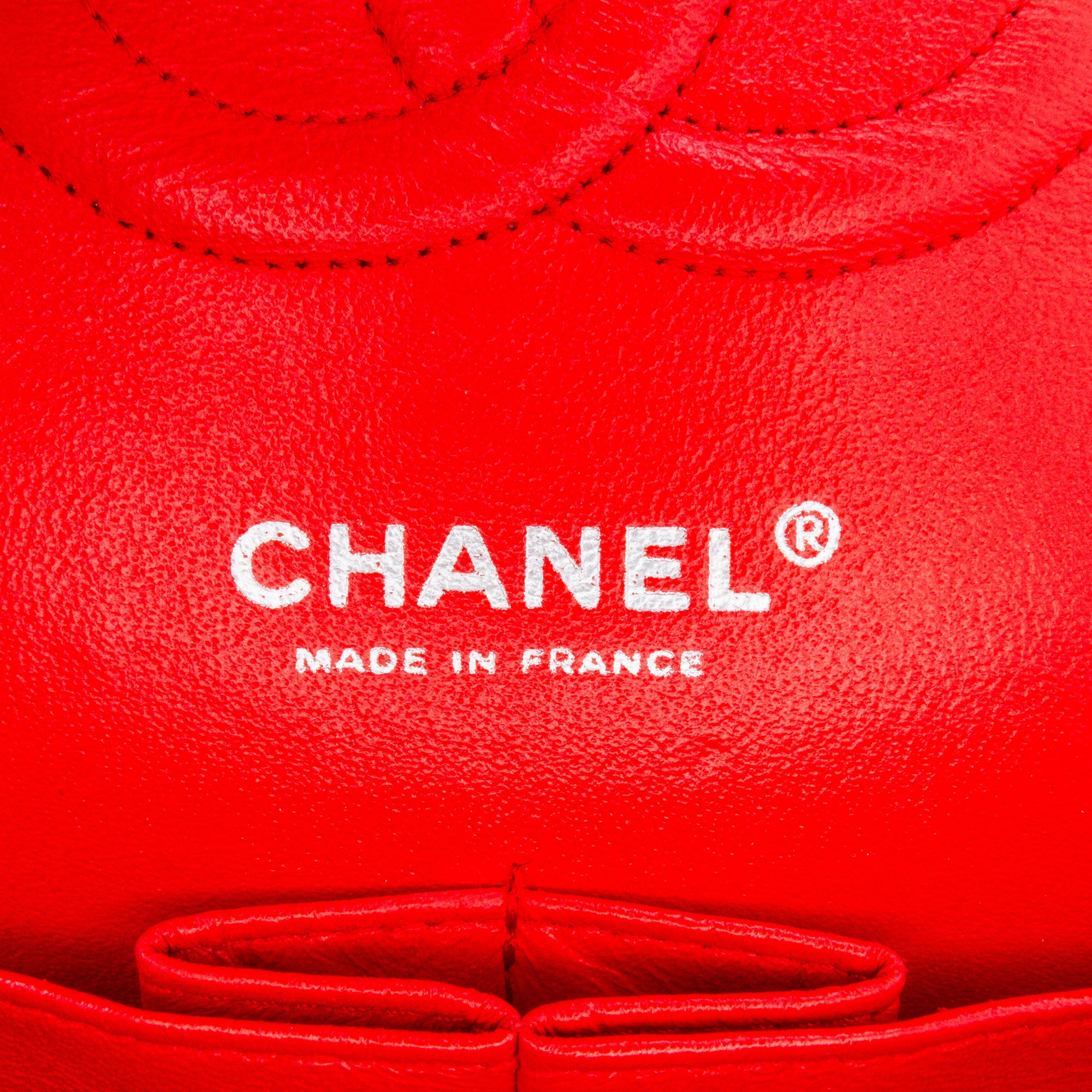 Chanel Medium Classic Perforated Lambskin Double Flap - image 7