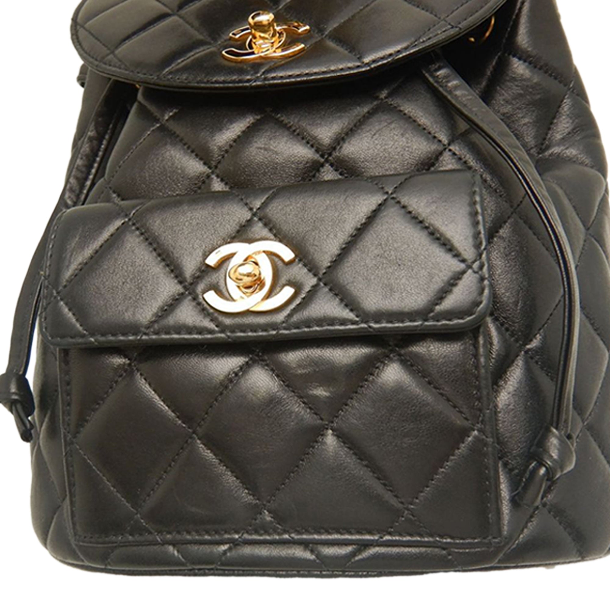 Chanel Medium Quilted Lambskin Duma Backpack - image 11