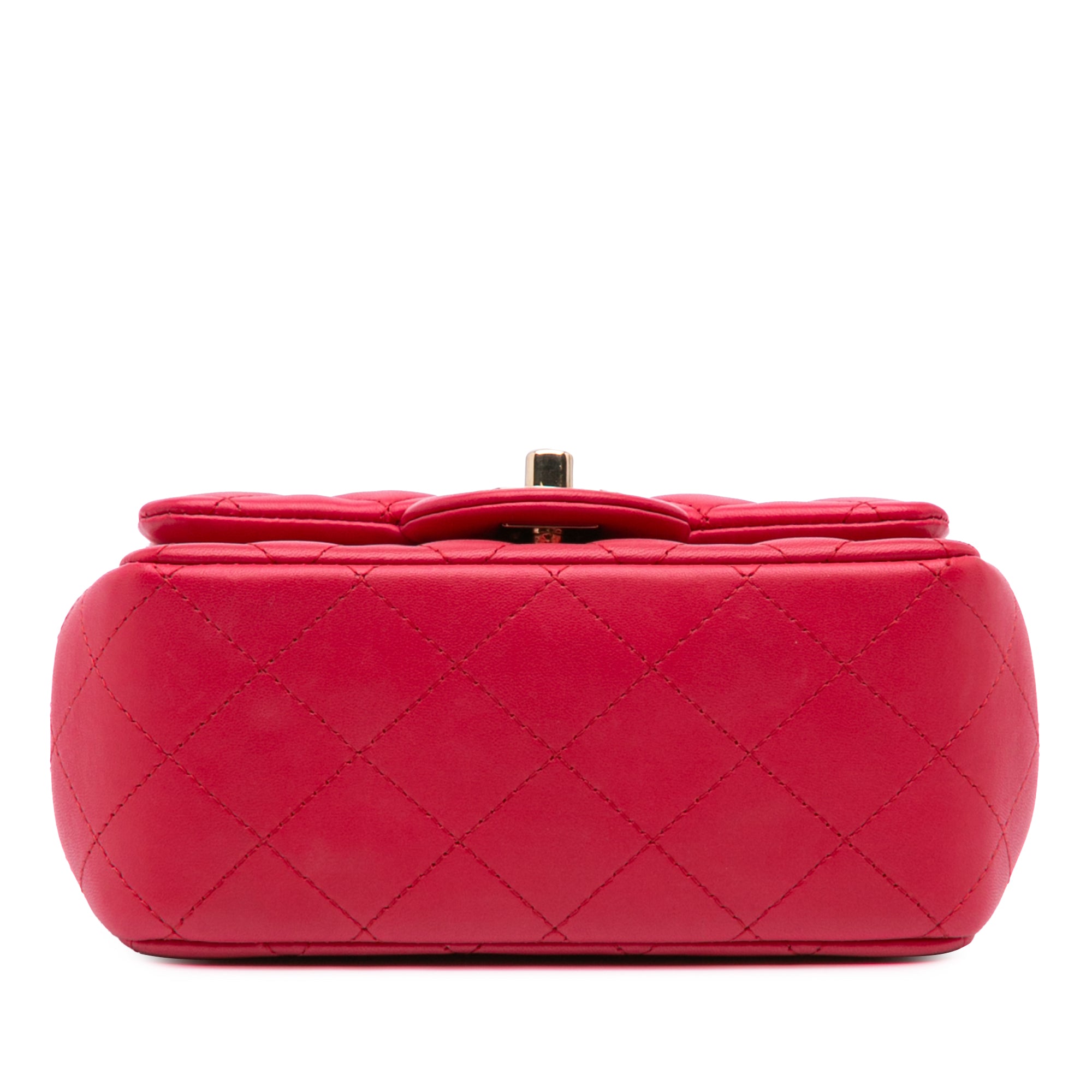 Chanel Mini Square Classic Lambskin Single Flap - image 3
