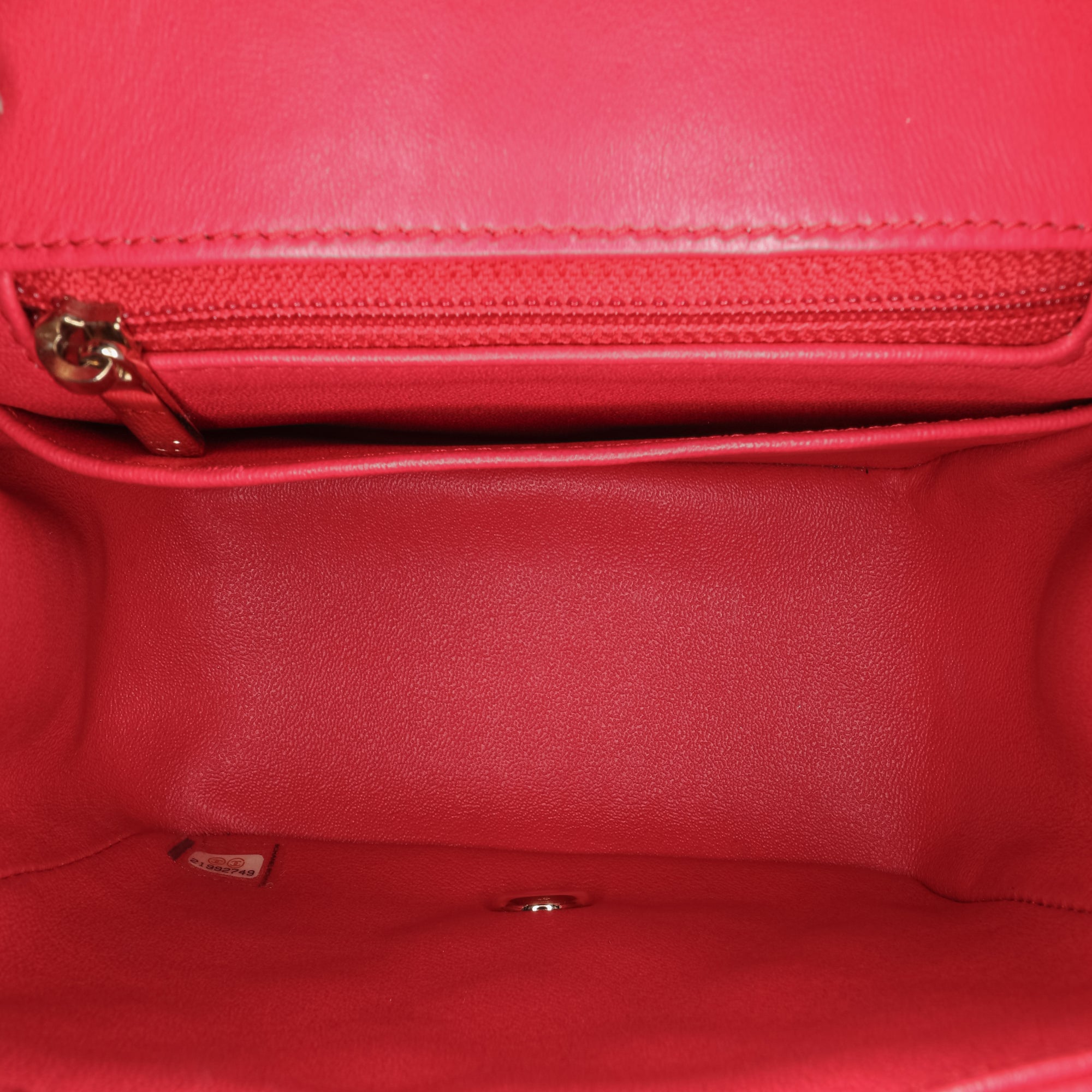Chanel Mini Square Classic Lambskin Single Flap - image 4