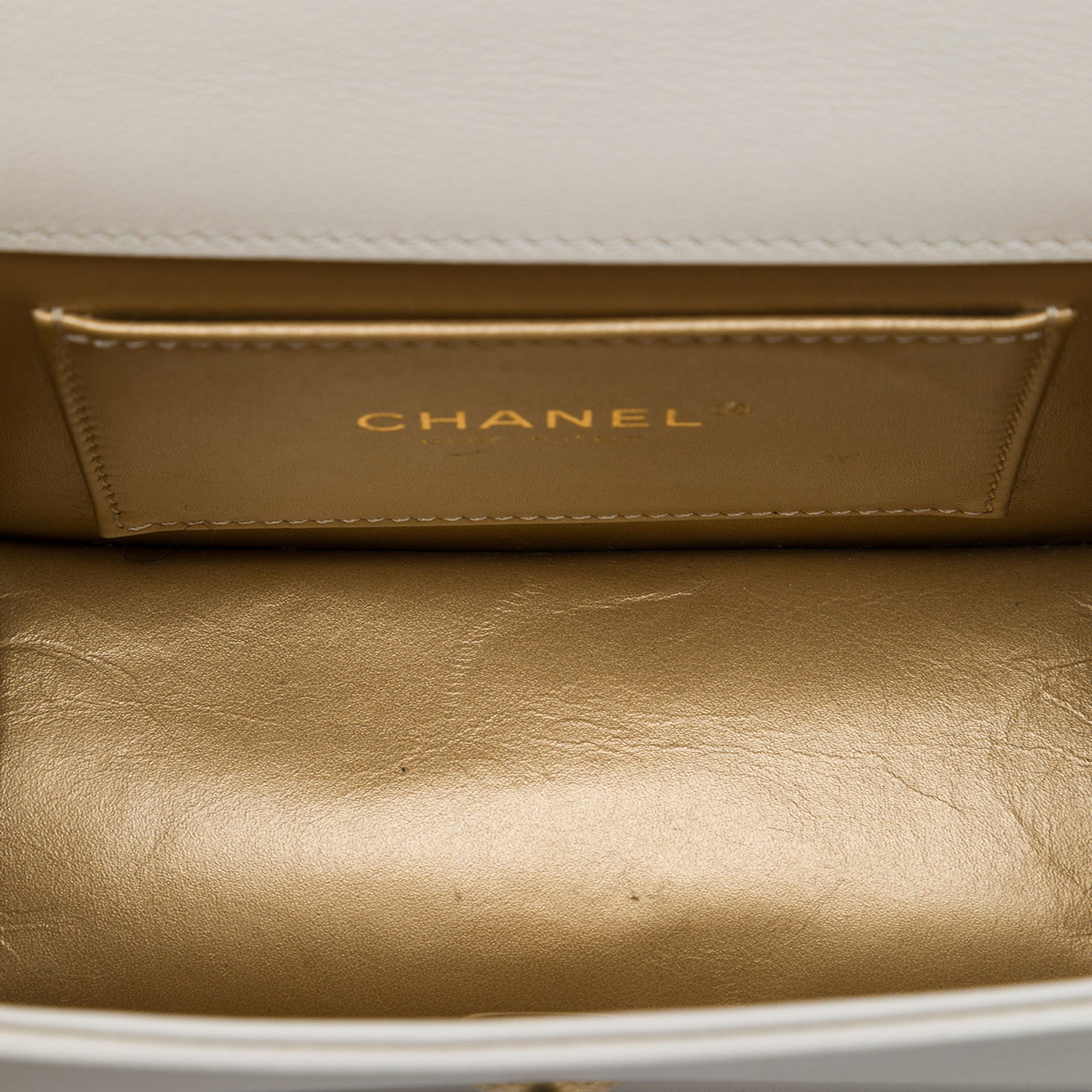 Chanel Small CC Quilted Calfskin Crystal Pearl Full Flap - image 4