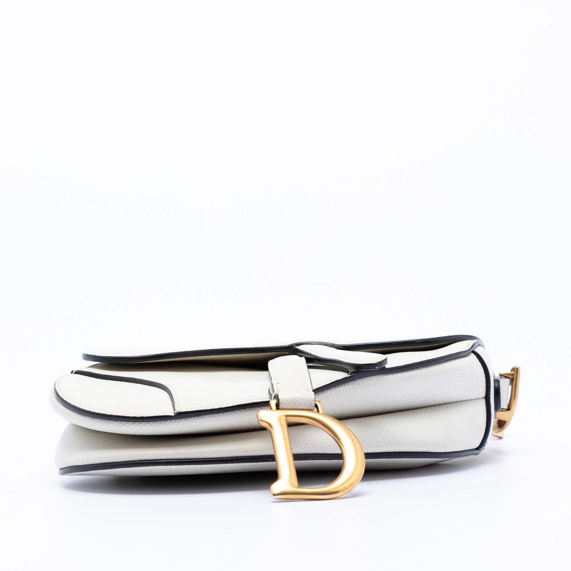Dior Mini Grained Calfskin Saddle Bag - image 3