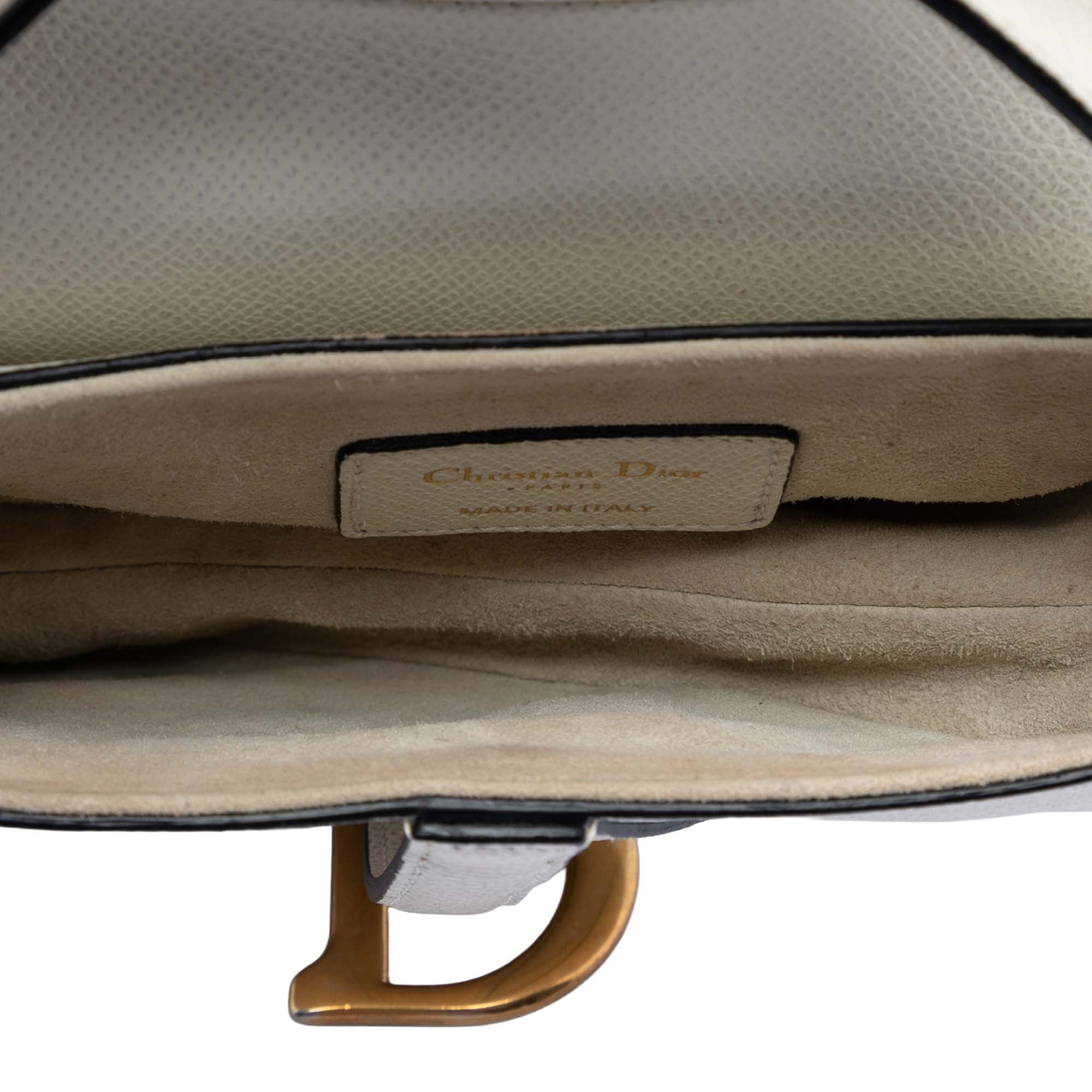 Dior Mini Grained Calfskin Saddle Bag - image 4