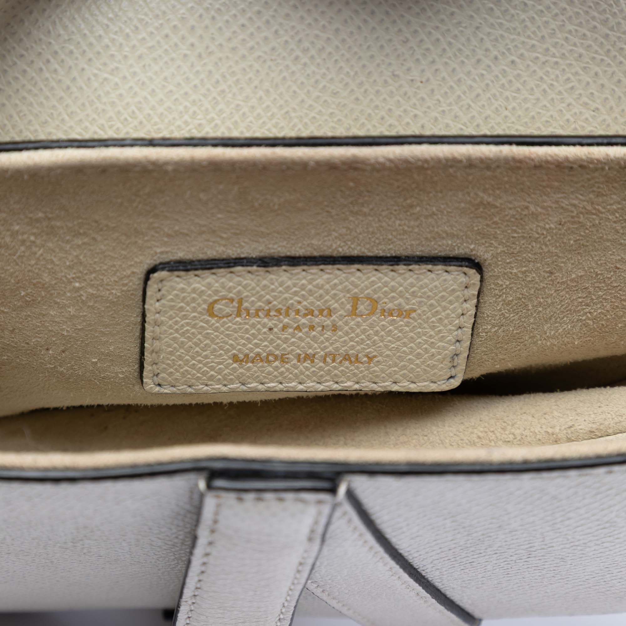 Dior Mini Grained Calfskin Saddle Bag - image 5