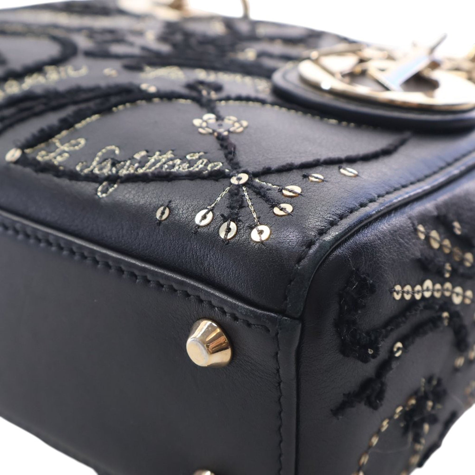 Dior Mini Lambskin Embroidered Sequin Astrology Lady Dior - image 10