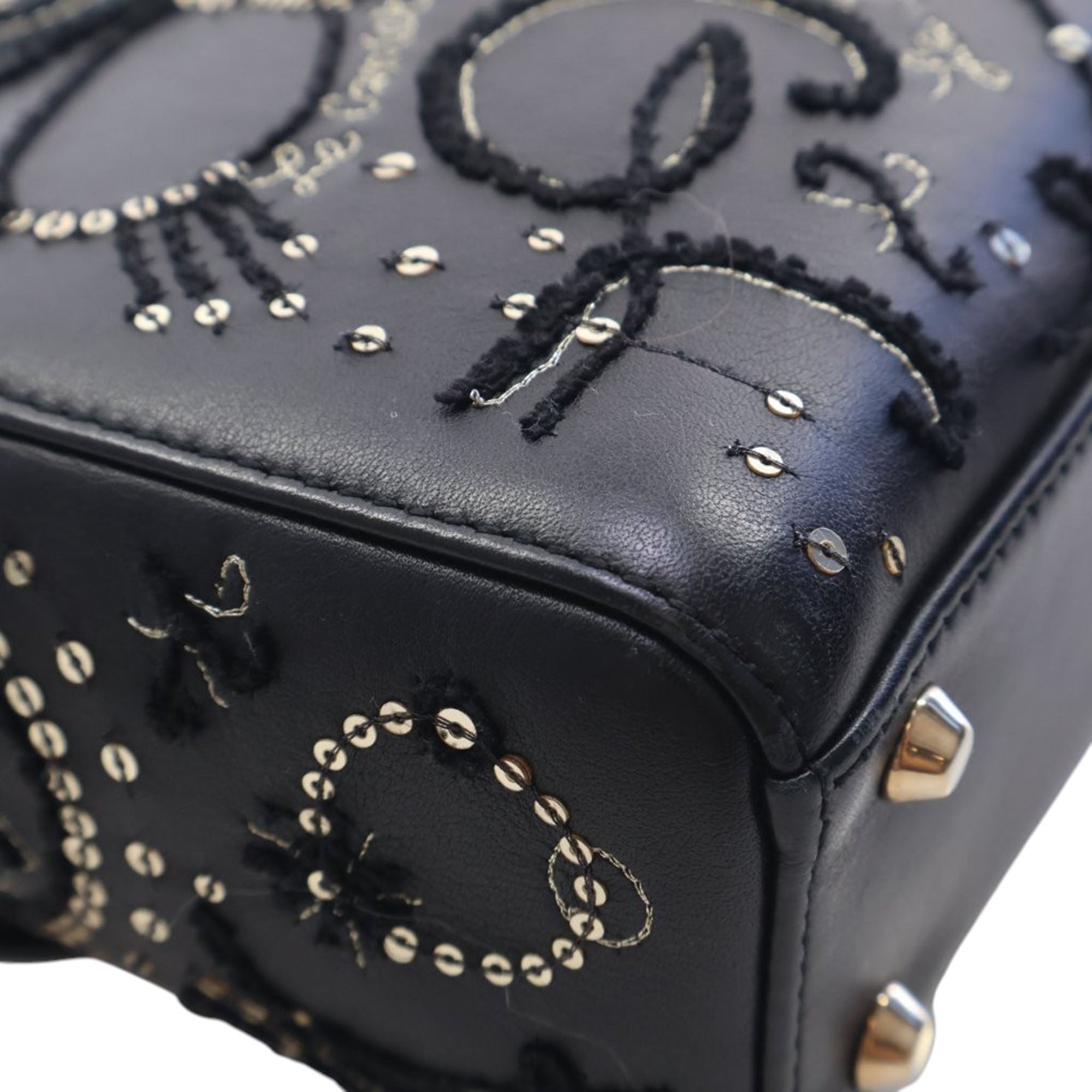 Dior Mini Lambskin Embroidered Sequin Astrology Lady Dior - image 11