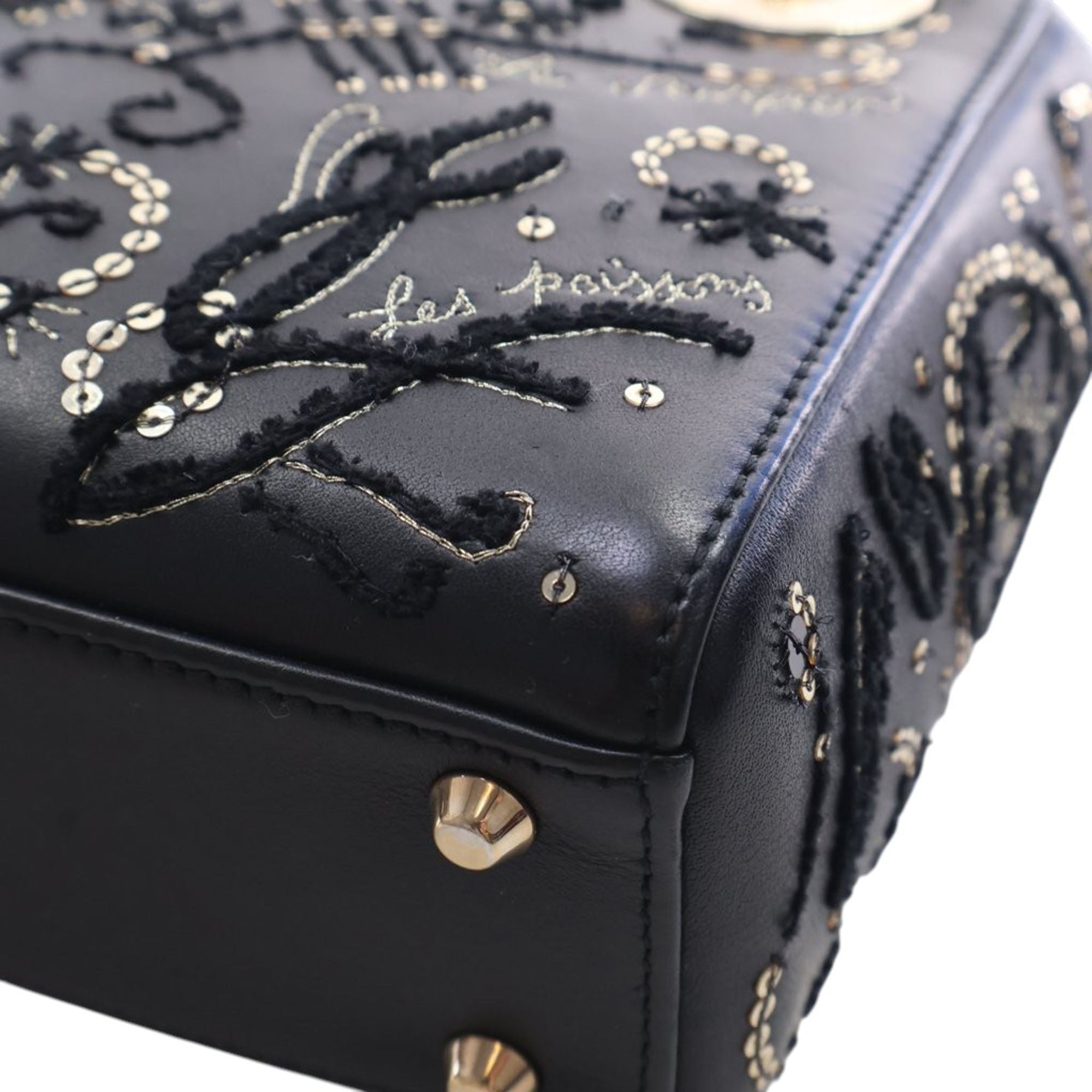Dior Mini Lambskin Embroidered Sequin Astrology Lady Dior - image 12
