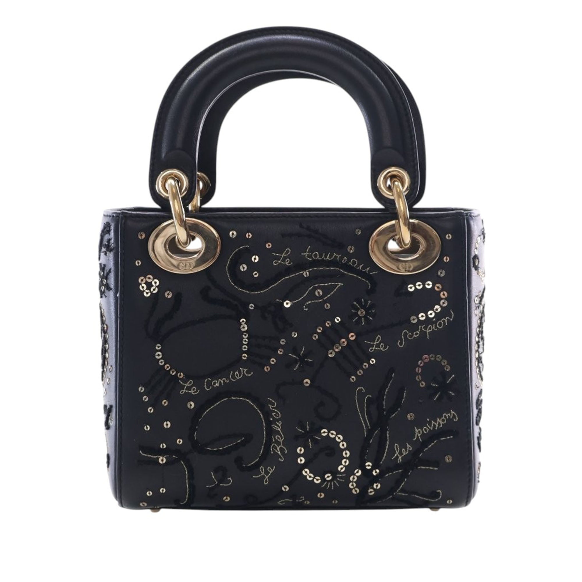 Dior Mini Lambskin Embroidered Sequin Astrology Lady Dior - image 2