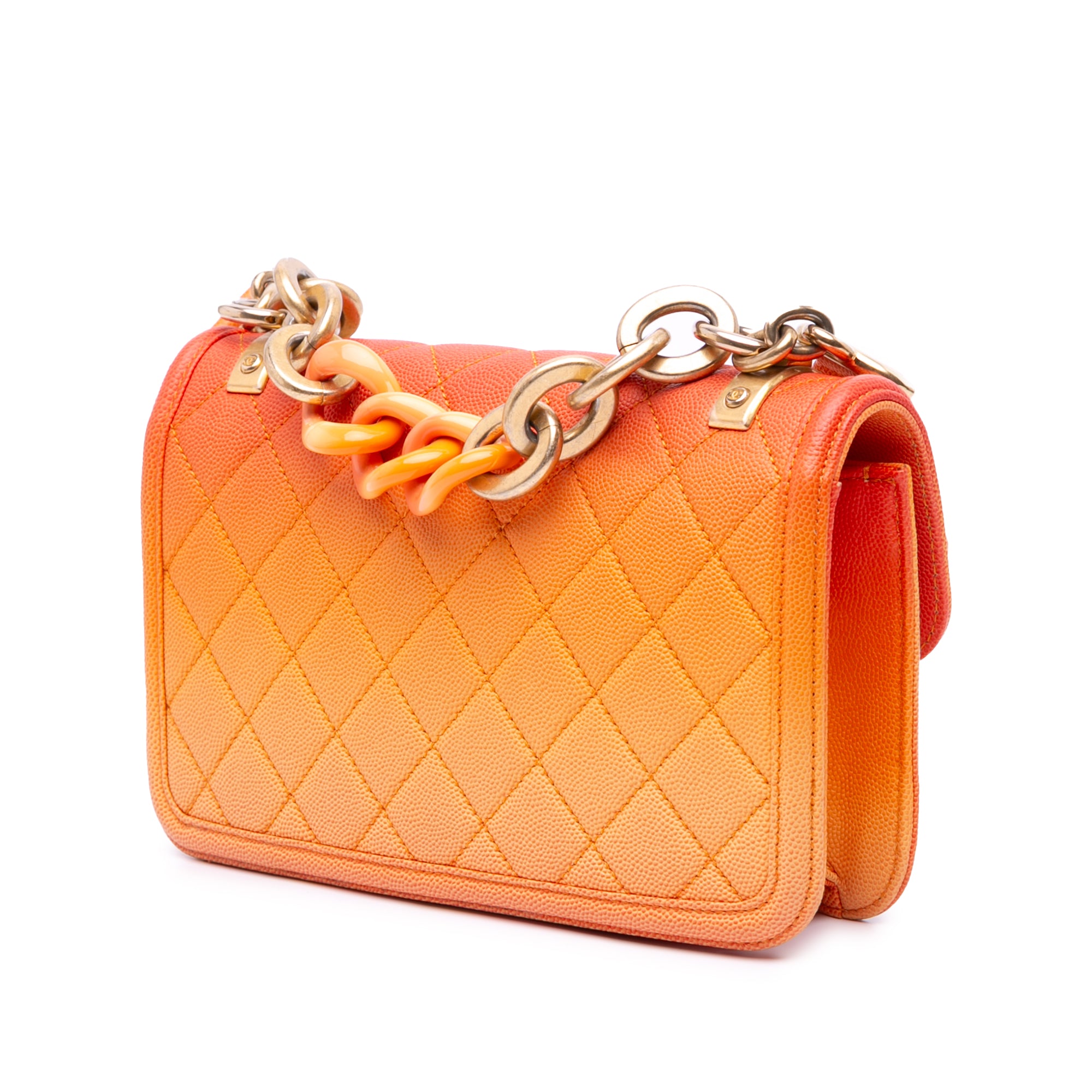 Chanel Small Quilted Caviar Sunset On The Sea Flap - image 2