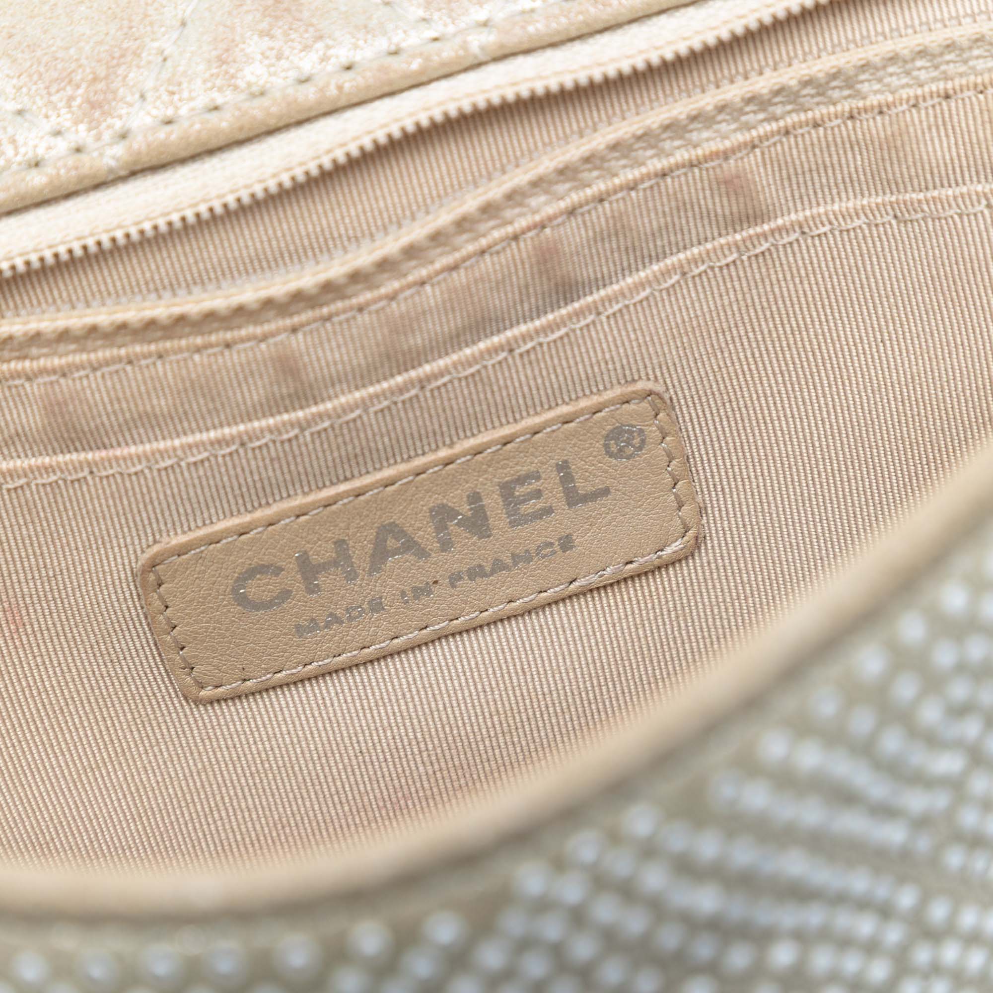 Chanel Mini Rectangular Iridescent Calfskin Strass Embellished Single Flap - image 5