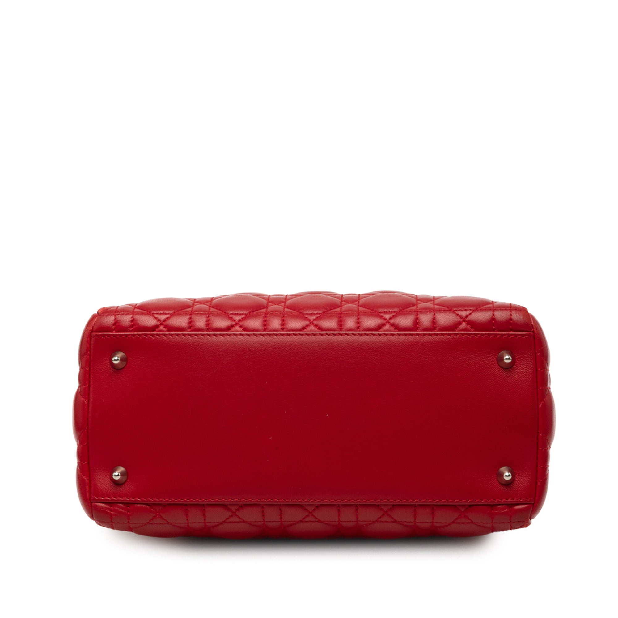 Dior Medium Lambskin Cannage Lady Dior - image 3