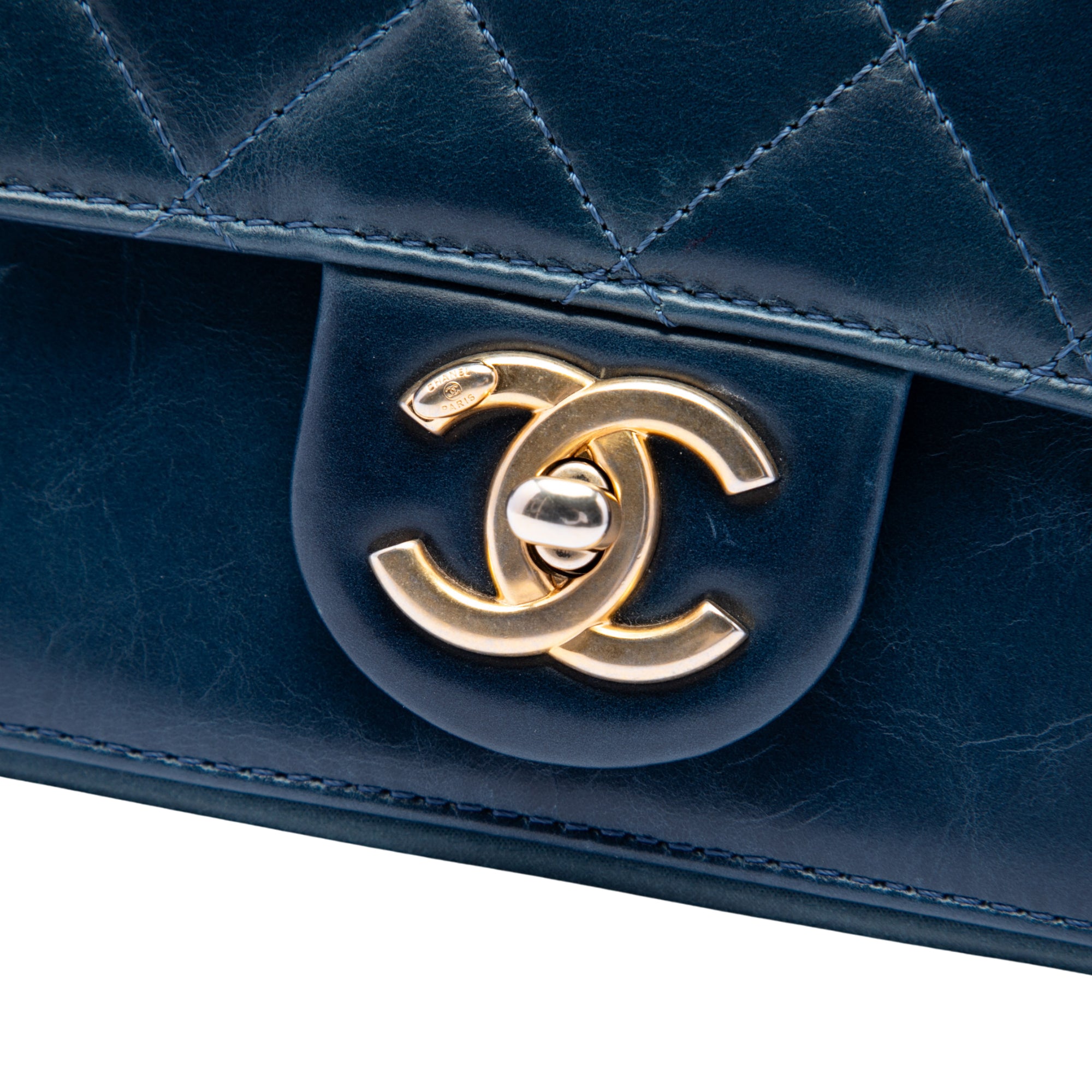 Chanel Small Quilted Calfskin Straight Lined Flap - image 5