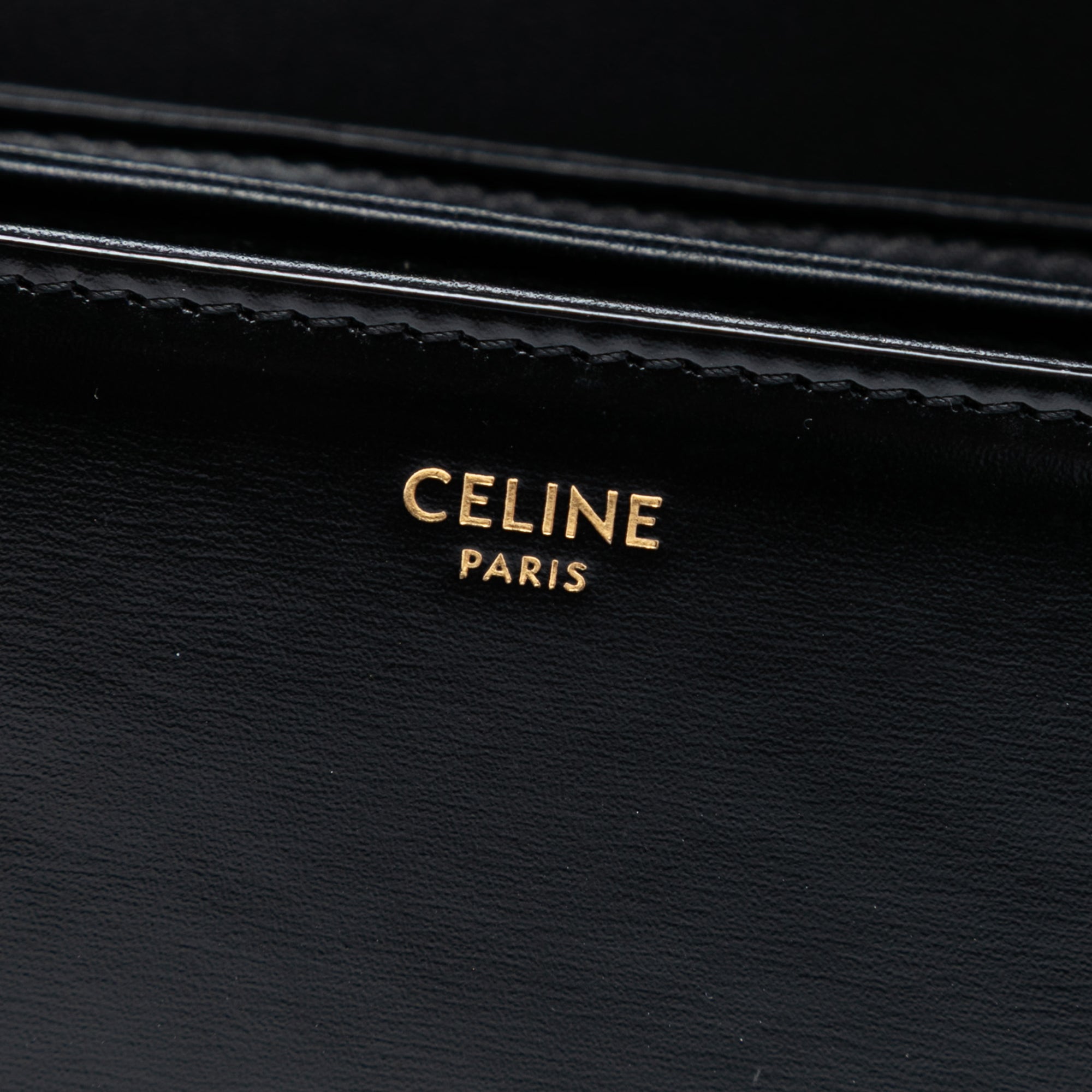 Celine Classique Shiny Calfskin Triomphe Crossbody - image 5