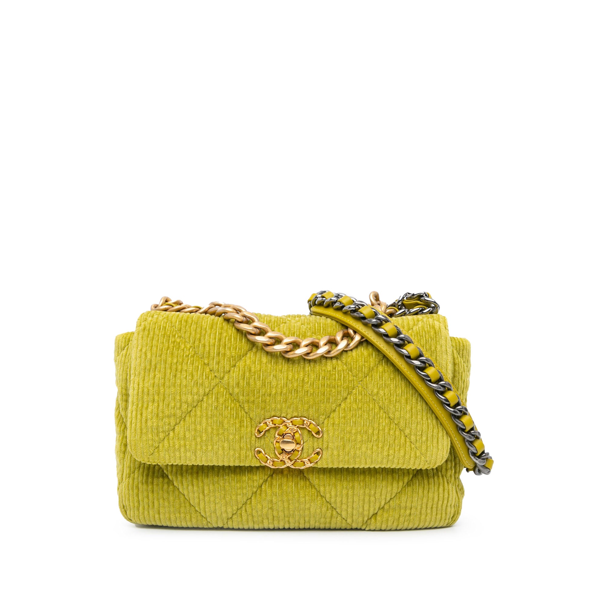Chanel Medium Corduroy 19 Flap - image 1
