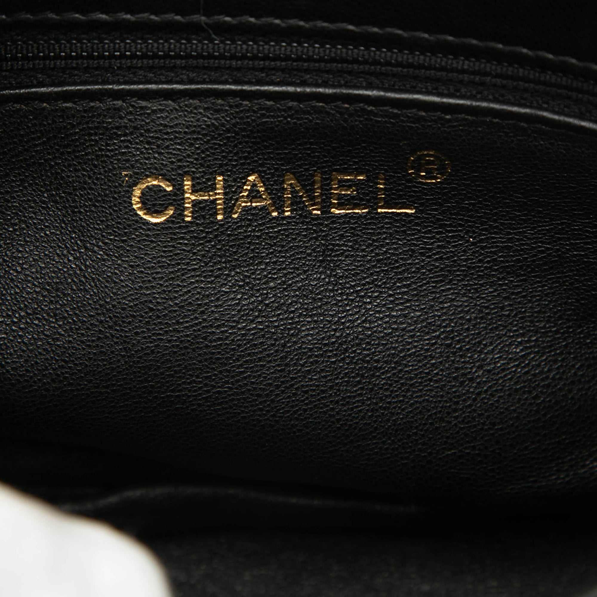 Chanel CC Quilted Lambskin Tassel Vanity Bag - image 5