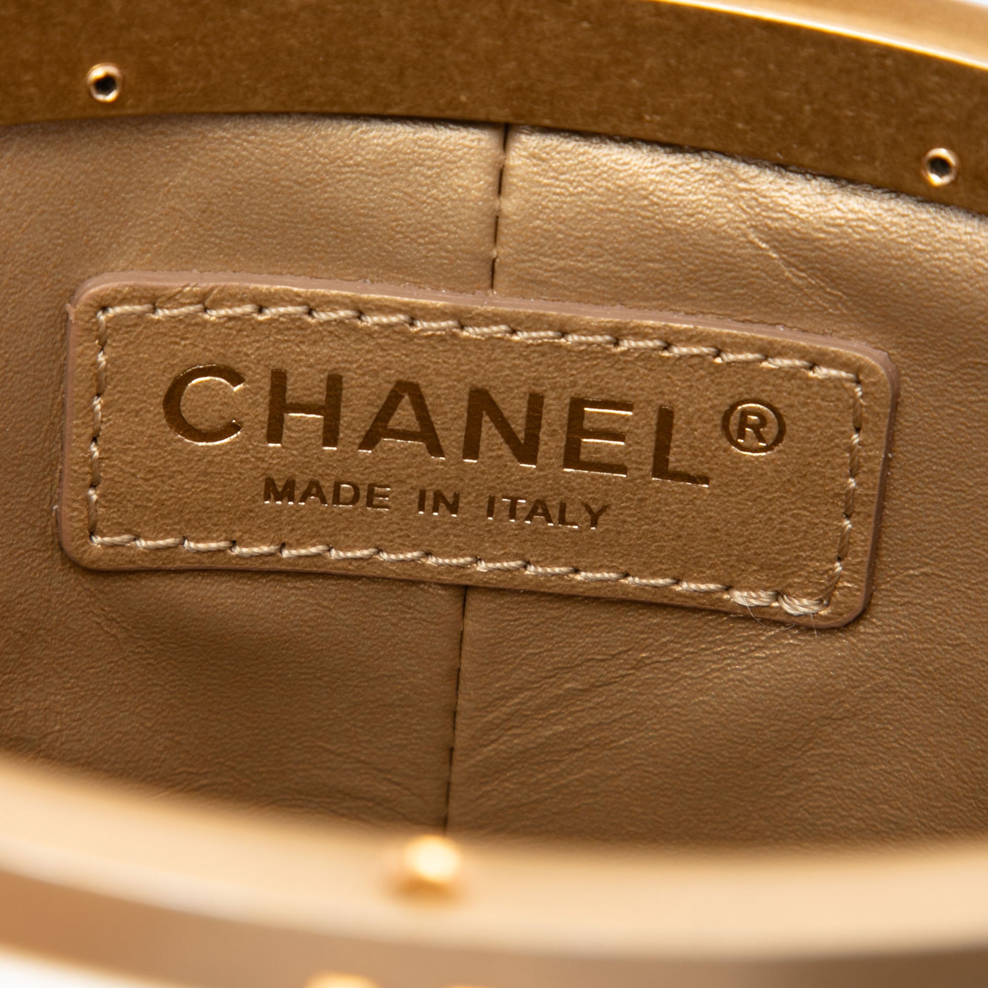 Chanel Small Quilted Lambskin Crown Box Bag - image 5