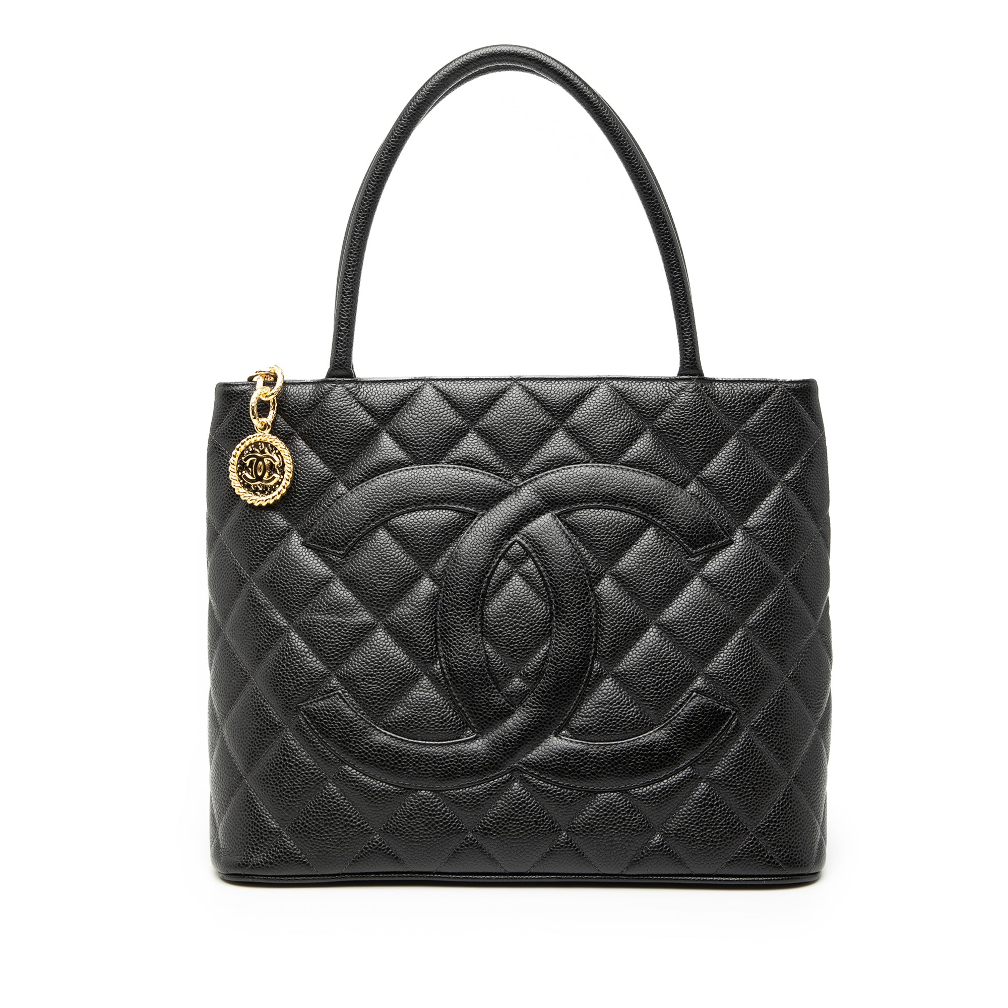 Chanel Caviar Medallion Tote - image 1