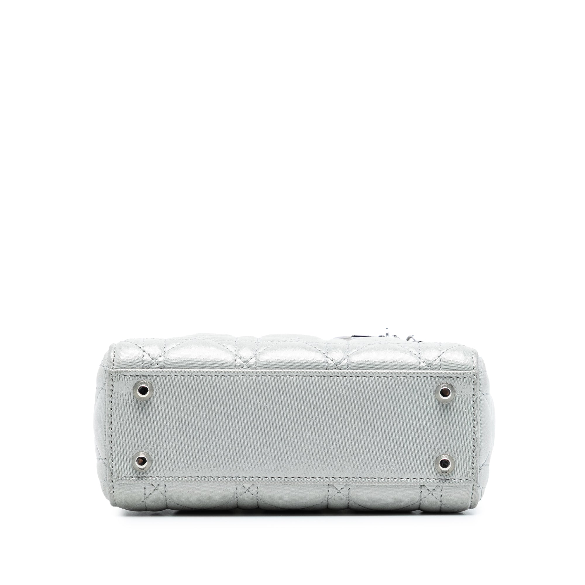 Dior Mini Iridescent Lambskin Cannage Lady Dior - image 3