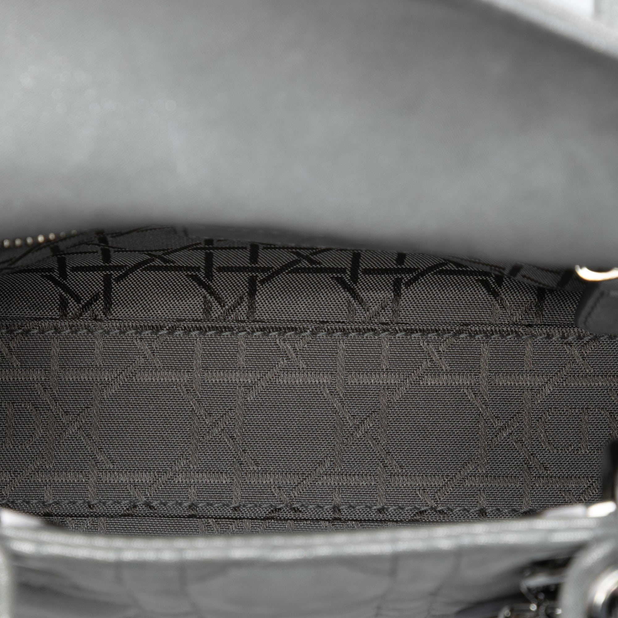 Dior Mini Iridescent Lambskin Cannage Lady Dior - image 4