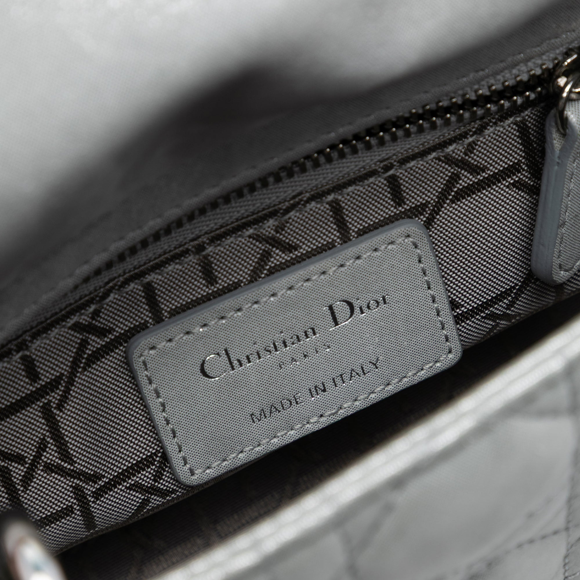 Dior Mini Iridescent Lambskin Cannage Lady Dior - image 5