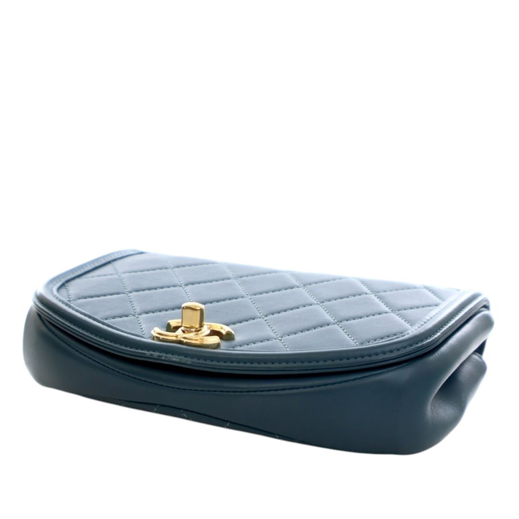 Chanel Mini Quilted Calfskin Underline Flap - image 15