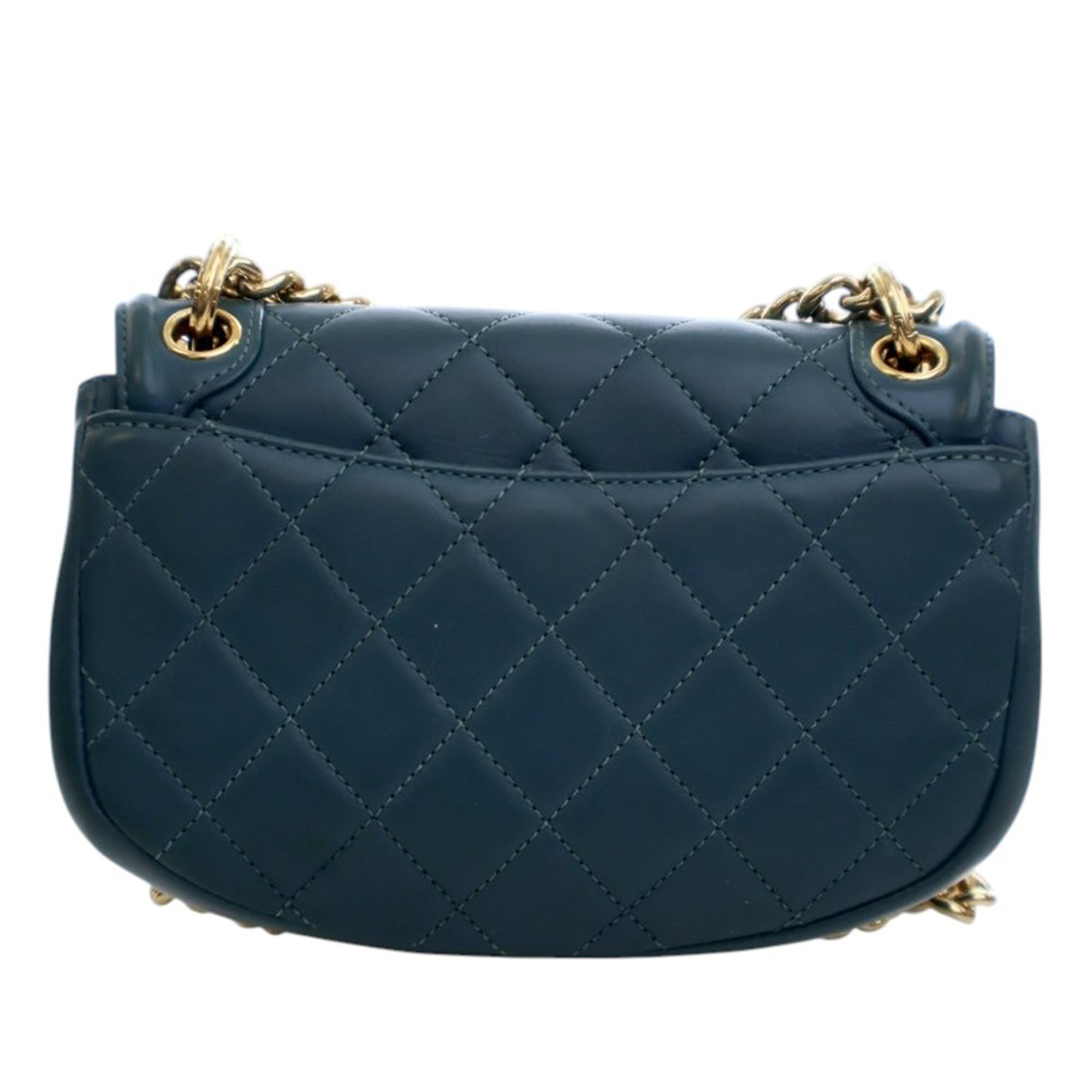 Chanel Mini Quilted Calfskin Underline Flap - image 2