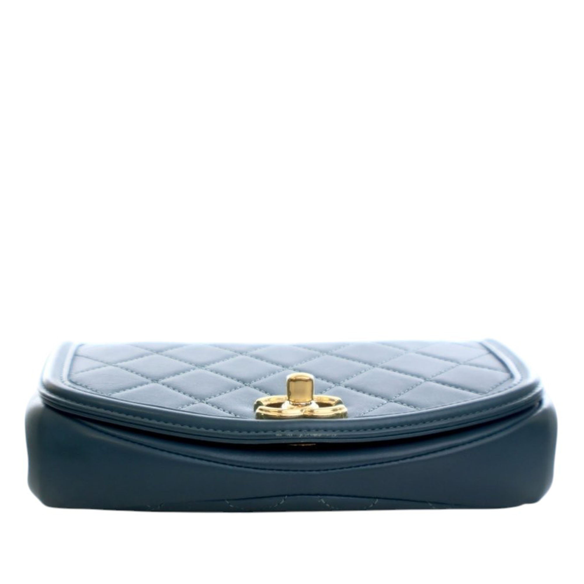 Chanel Mini Quilted Calfskin Underline Flap - image 3