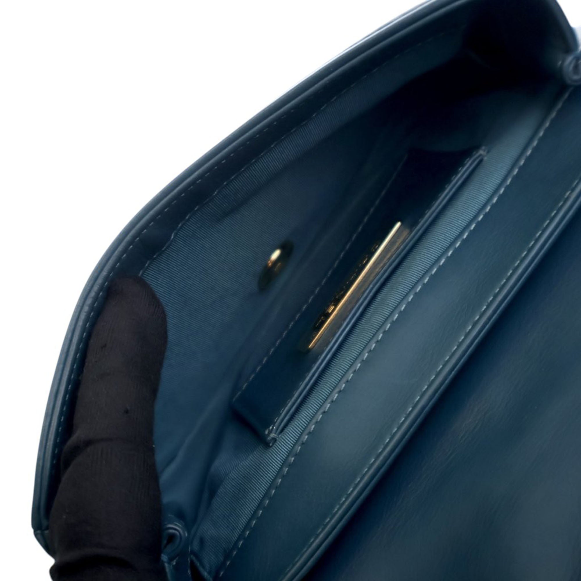Chanel Mini Quilted Calfskin Underline Flap - image 4