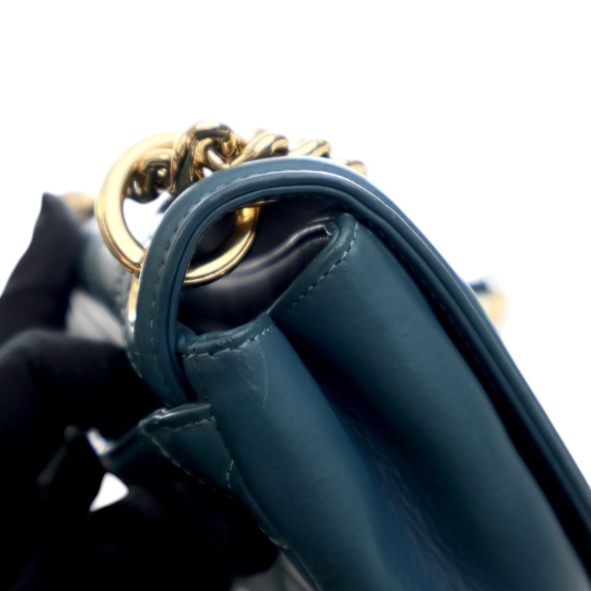 Chanel Mini Quilted Calfskin Underline Flap - image 7