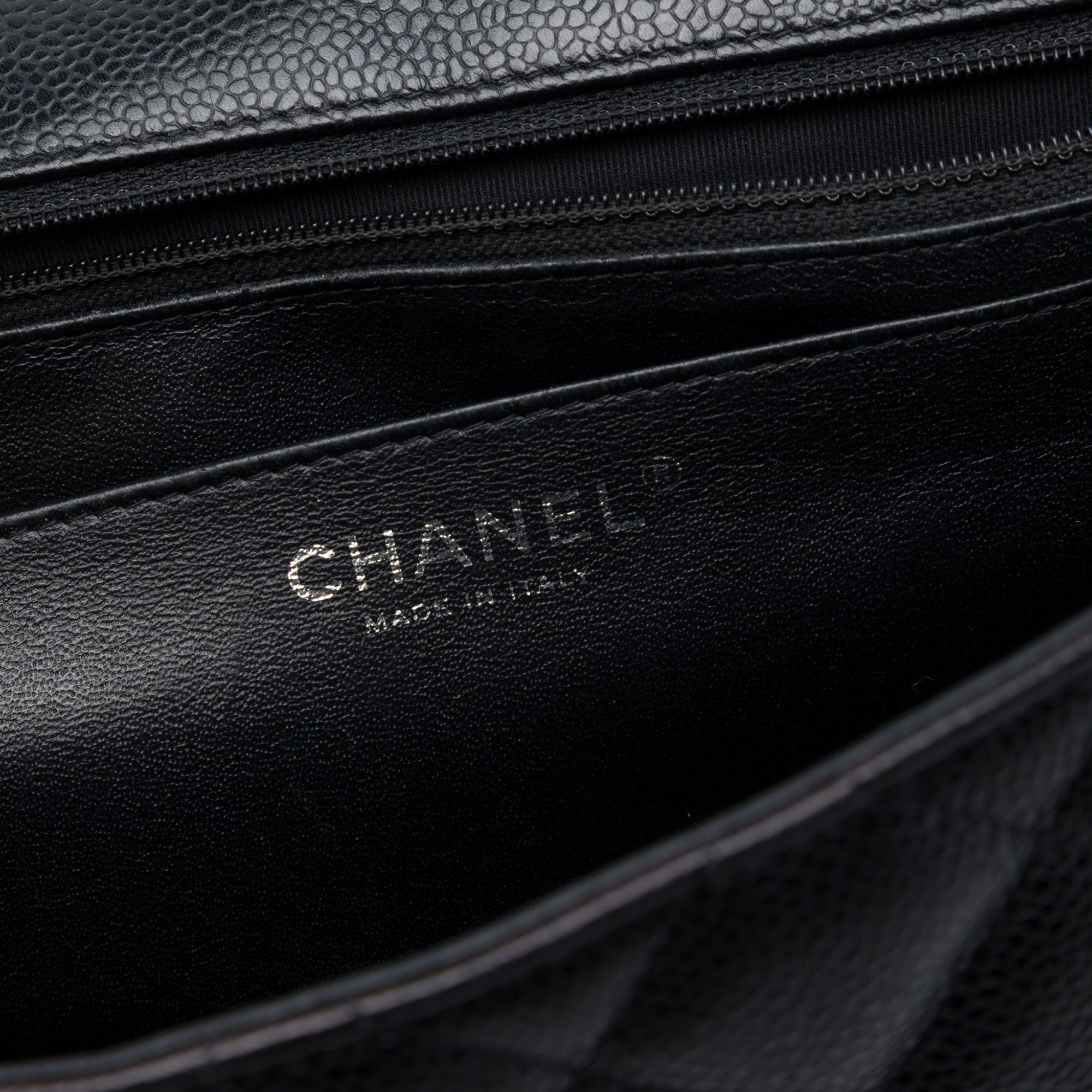 Chanel Jumbo Classic Caviar Single Flap - image 5